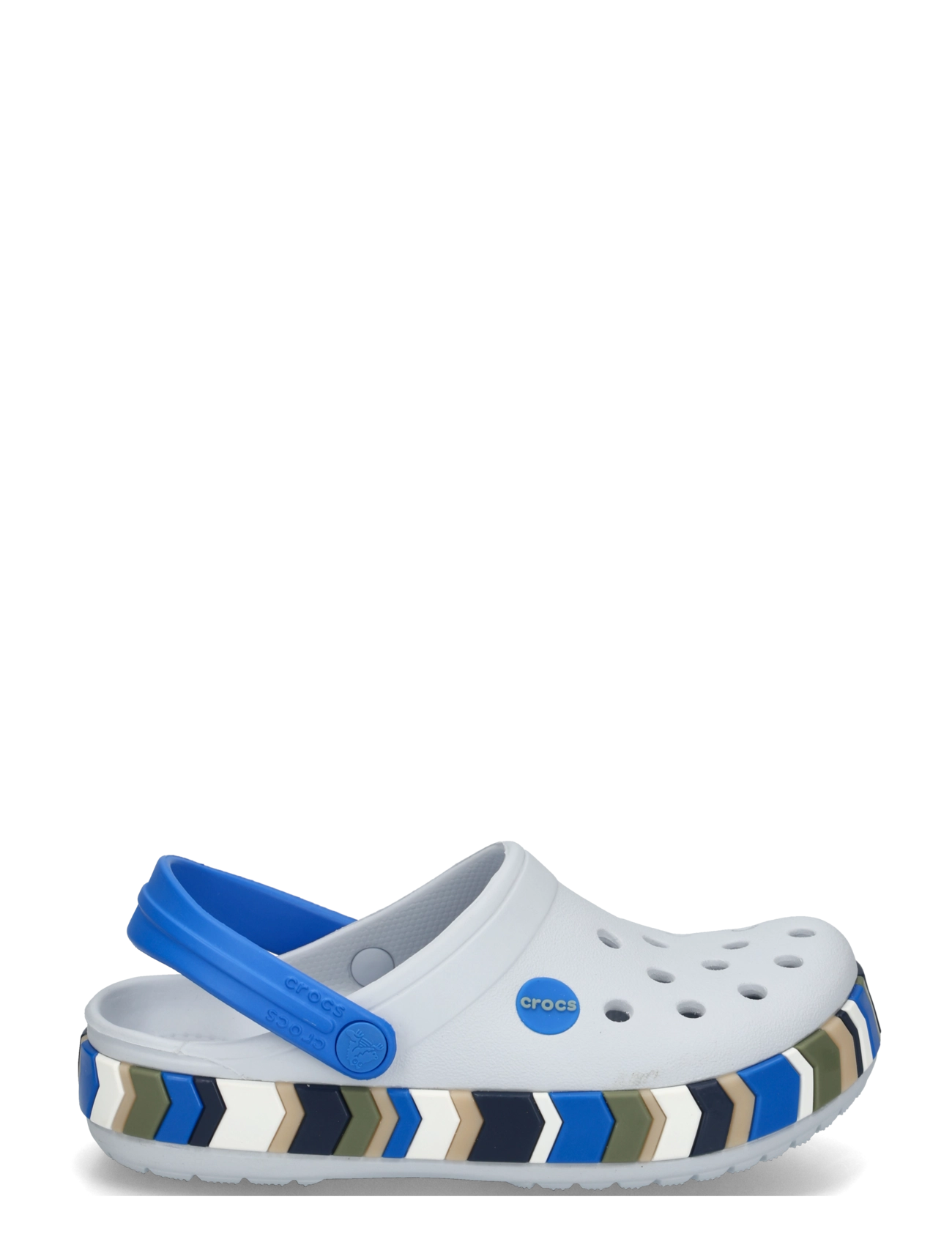 Crocs - Crocband Chevron Band Clog K - kotad - steel/blue blaze - 2