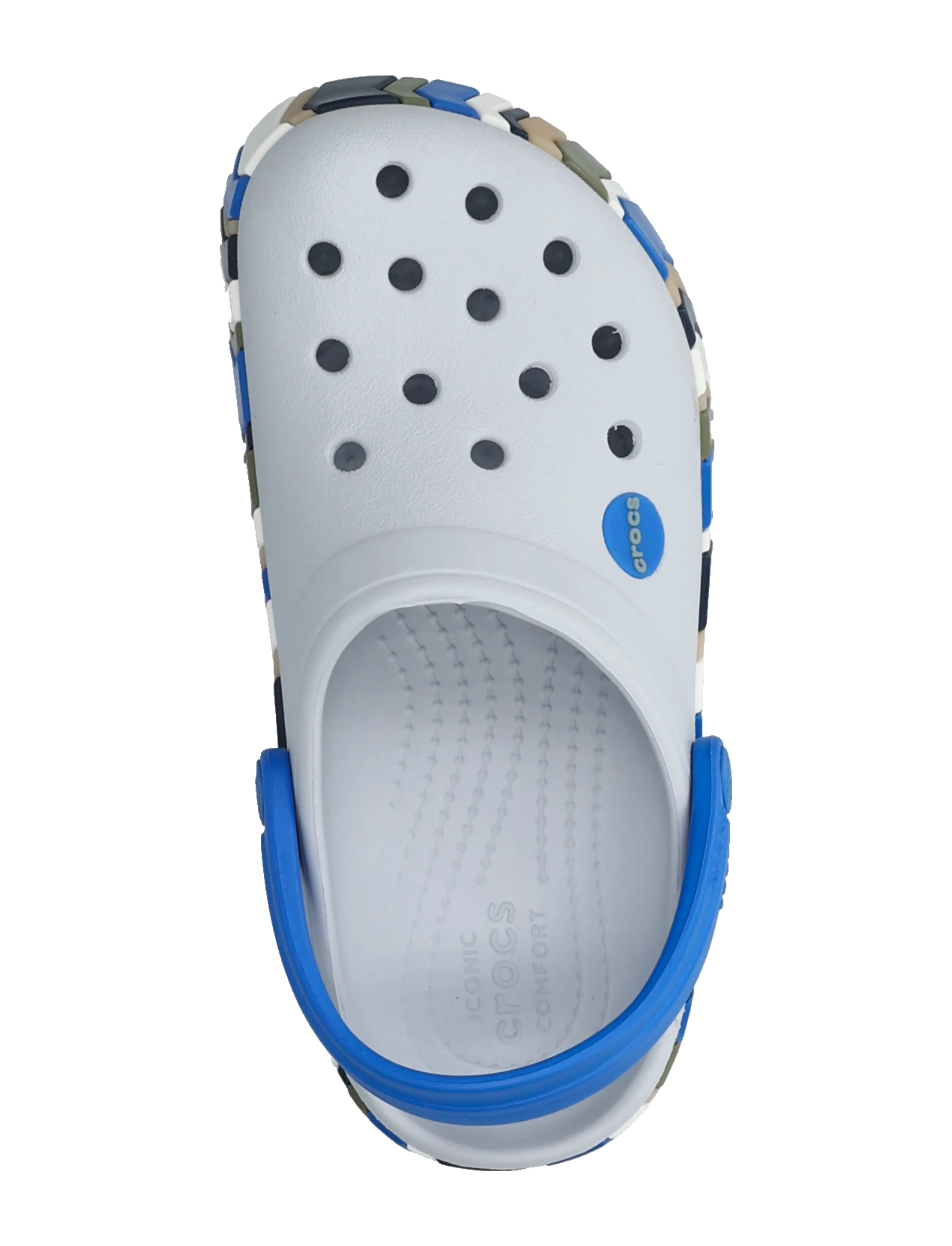 Crocs - Crocband Chevron Band Clog K - clogs - steel/blue blaze - 3