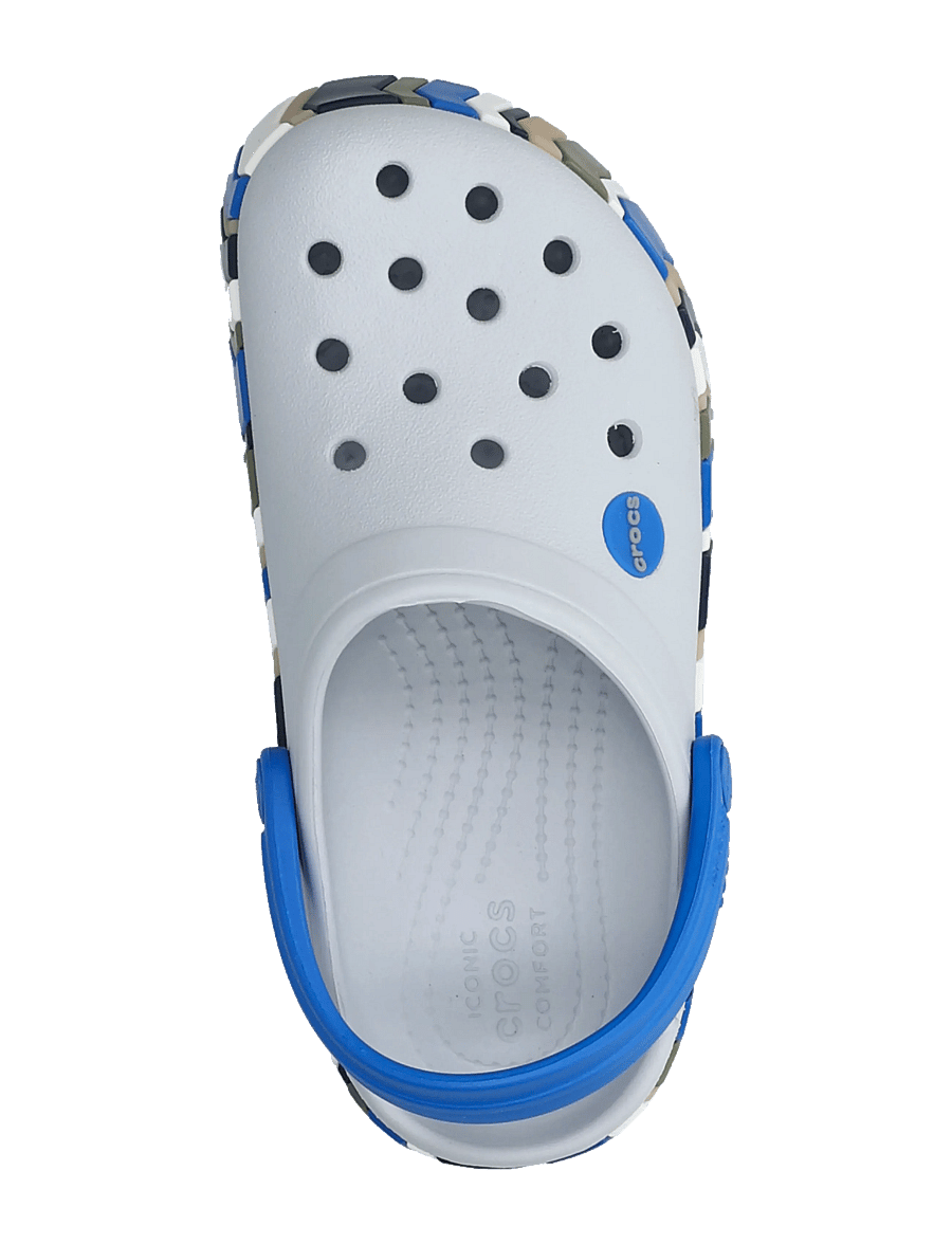 Crocs - Crocband Chevron Band Clog K - clogs - steel/blue blaze - 3