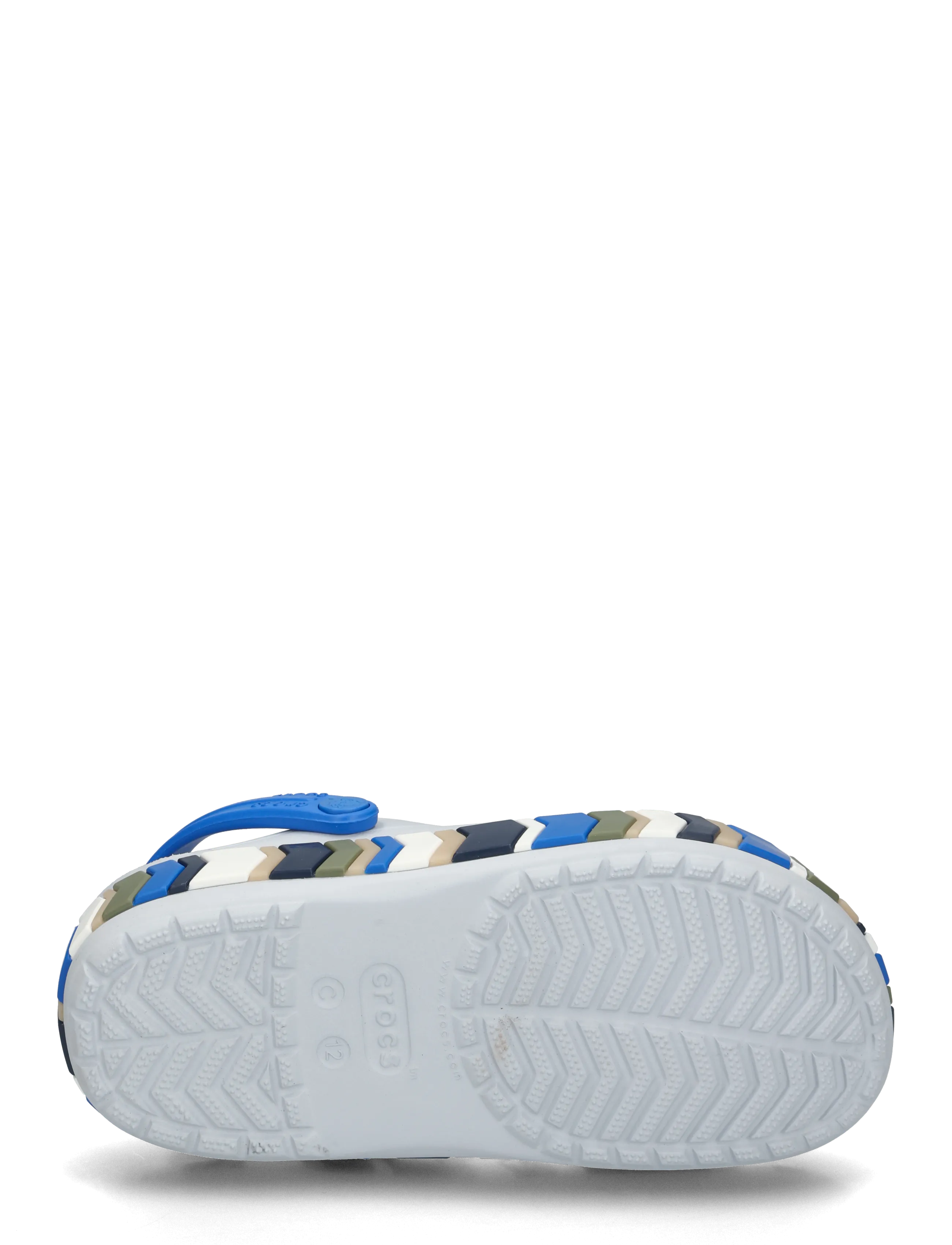 Crocs - Crocband Chevron Band Clog K - clogs - steel/blue blaze - 4