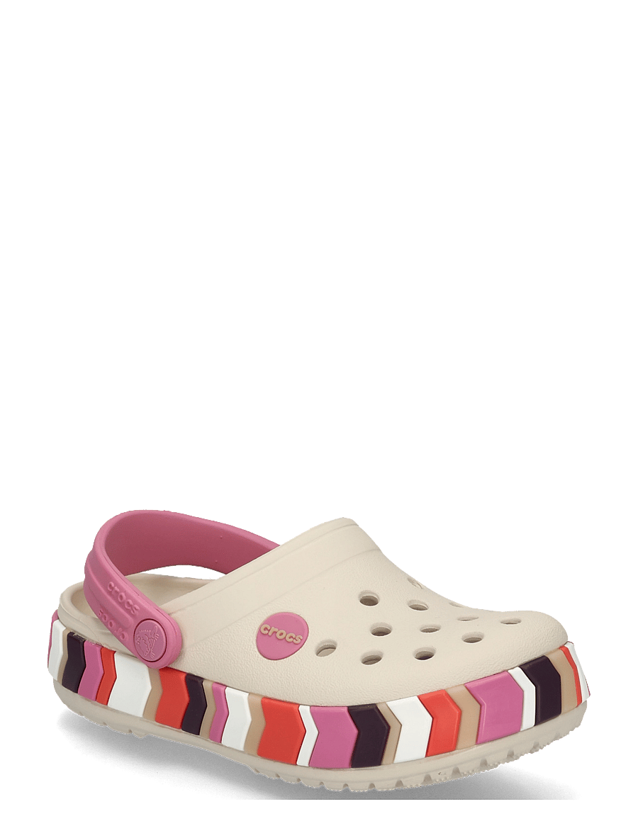 Crocs - Crocband Chevron Band Clog T - clogs - frappÉ/quiet rose - 0