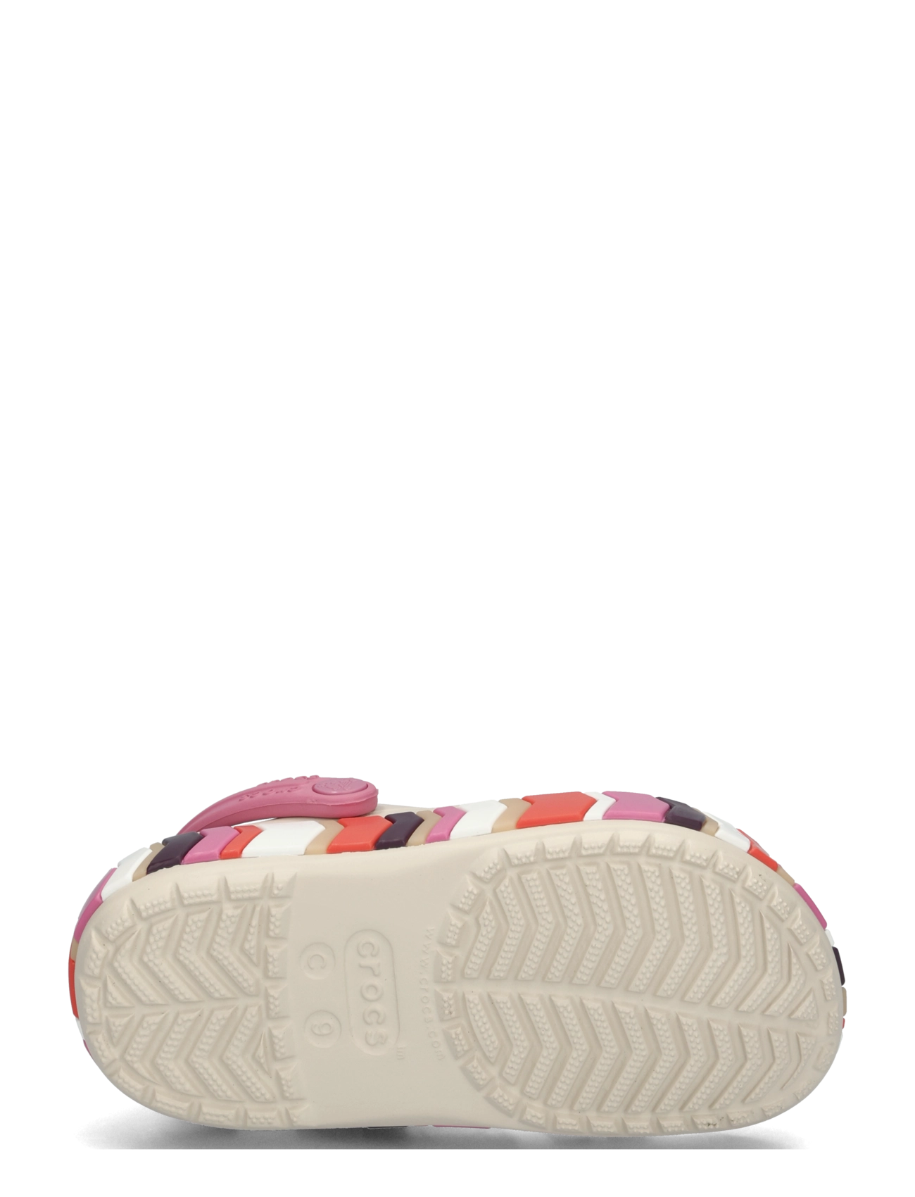 Crocs - Crocband Chevron Band Clog T - clogs - frappÉ/quiet rose - 4