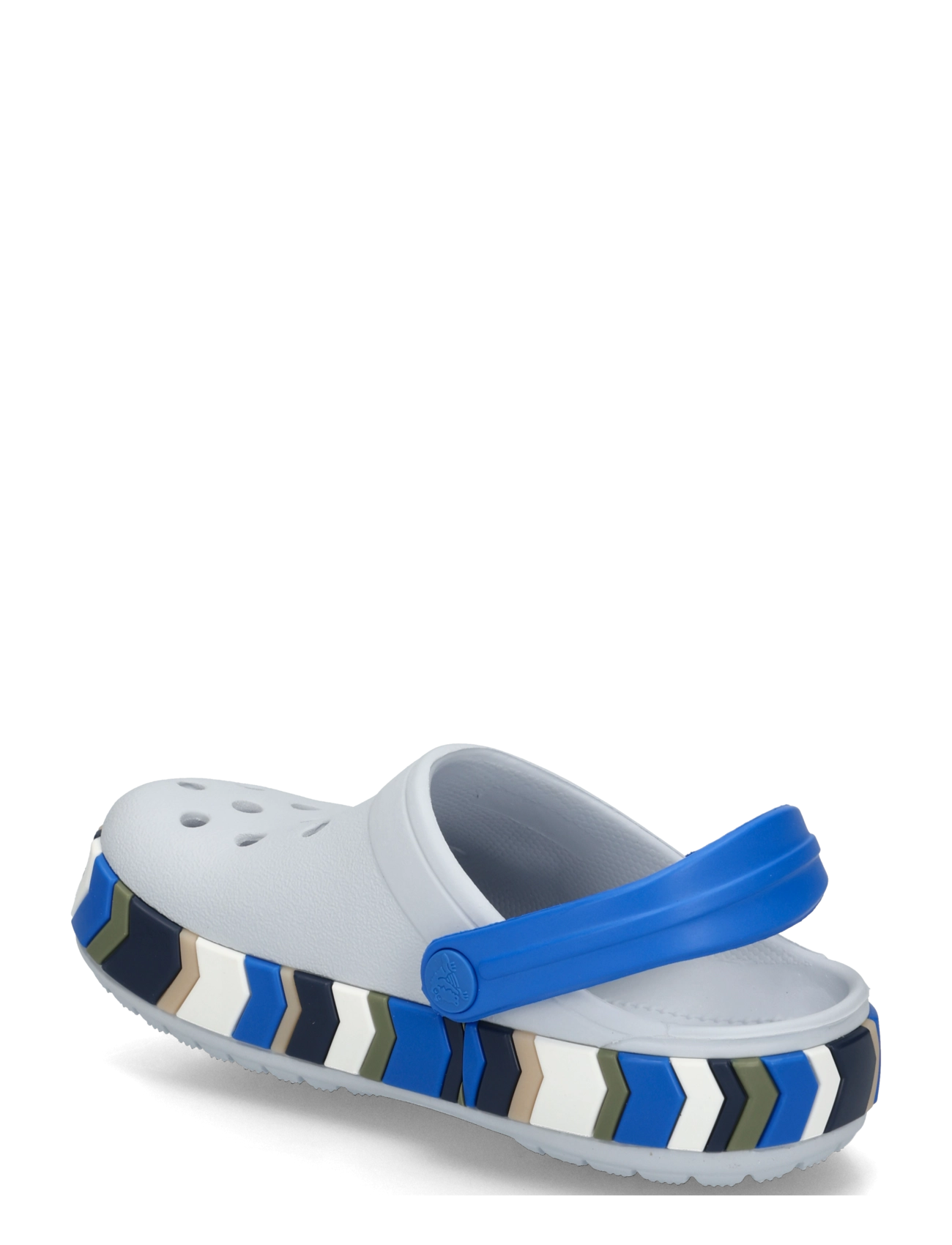 Crocs - Crocband Chevron Band Clog T - clogs - steel/blue blaze - 1