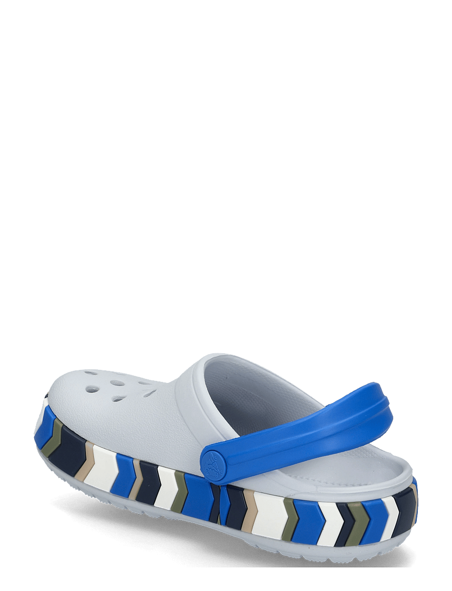Crocs - Crocband Chevron Band Clog T - clogs - steel/blue blaze - 1