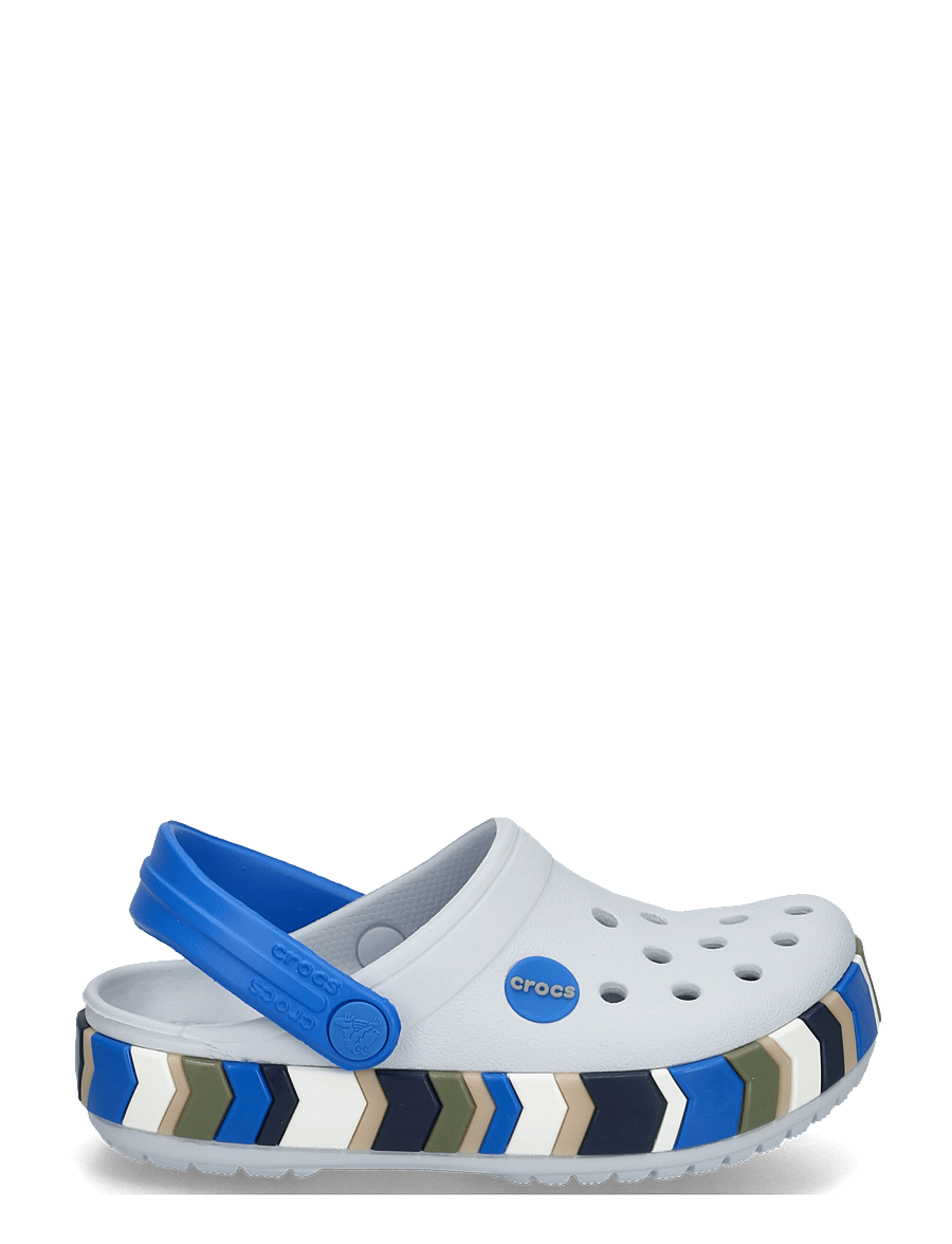 Crocs - Crocband Chevron Band Clog T - clogs - steel/blue blaze - 2