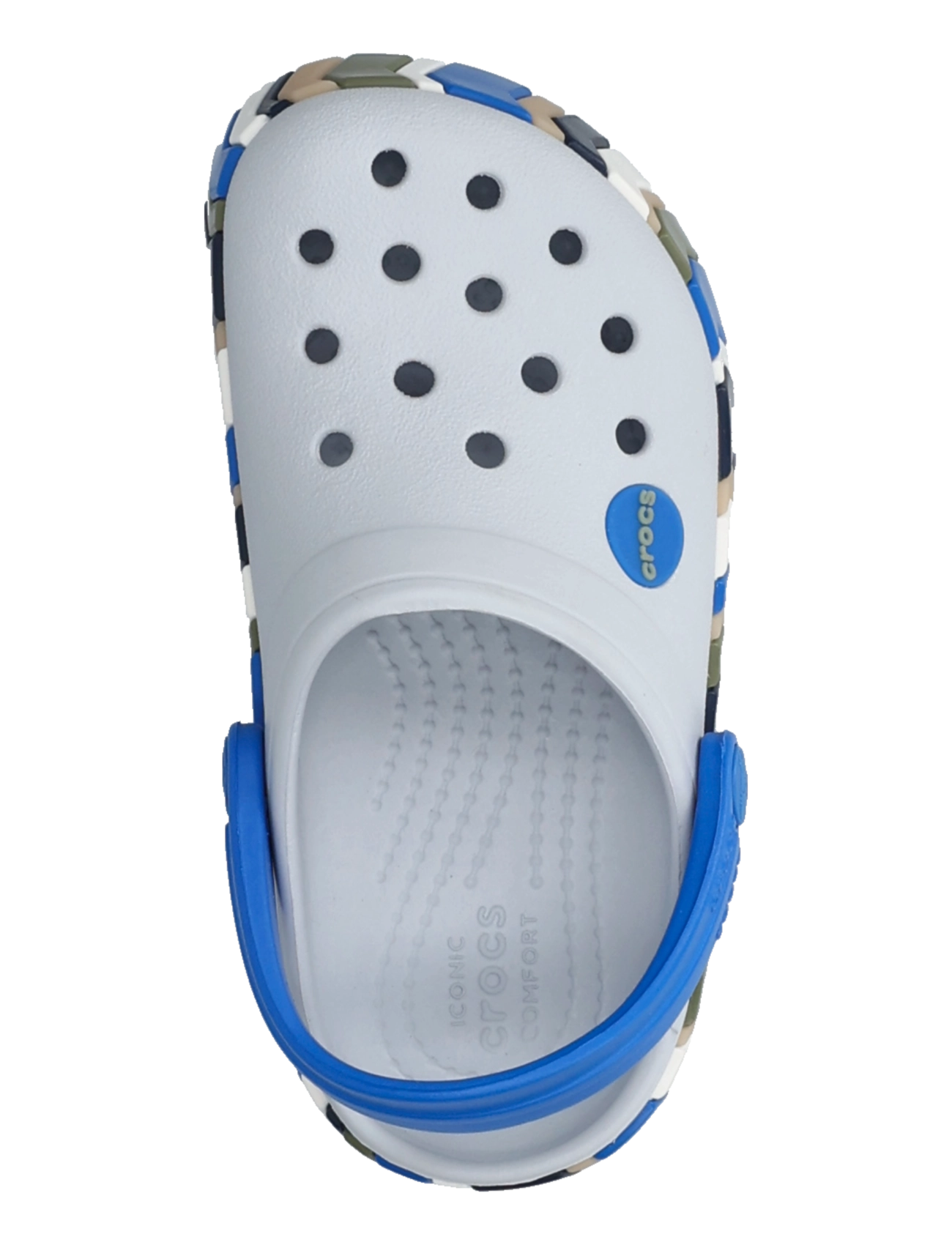 Crocs - Crocband Chevron Band Clog T - clogs - steel/blue blaze - 3