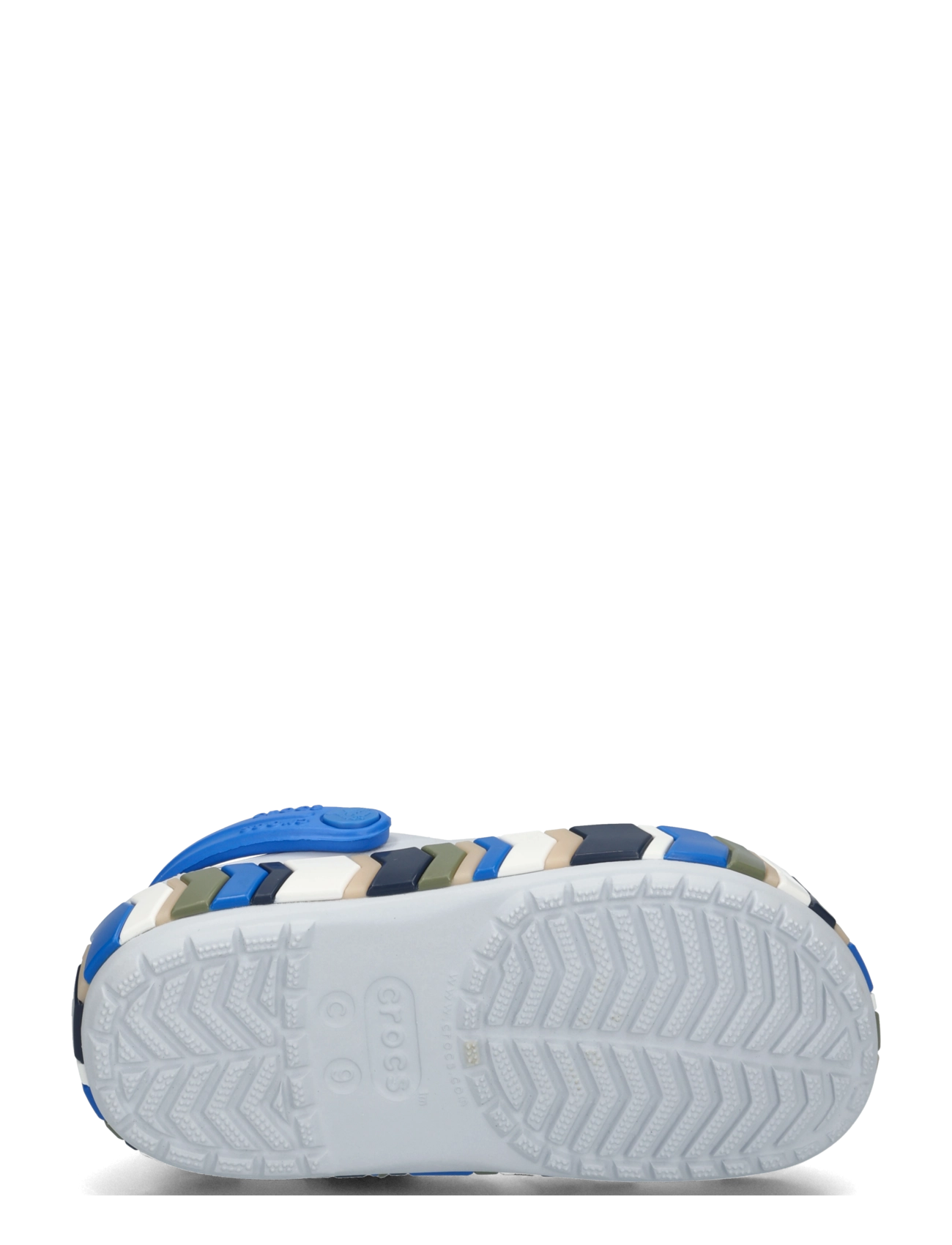 Crocs - Crocband Chevron Band Clog T - clogs - steel/blue blaze - 4