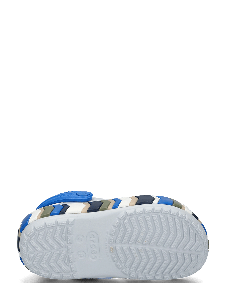 Crocs - Crocband Chevron Band Clog T - clogs - steel/blue blaze - 4