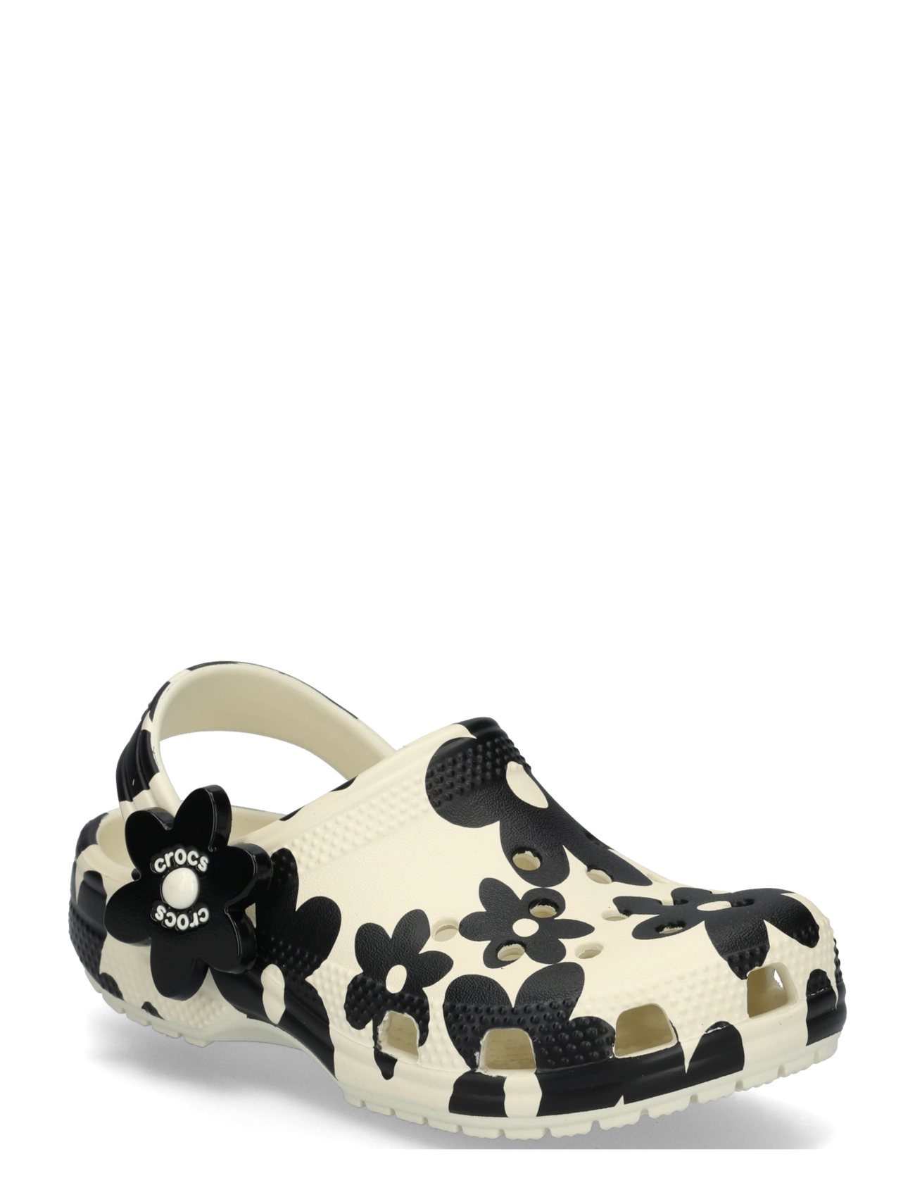 Crocs Classic Pop Petals Clog K - Schuhe - SUMMIT WHITE/BLACK / white