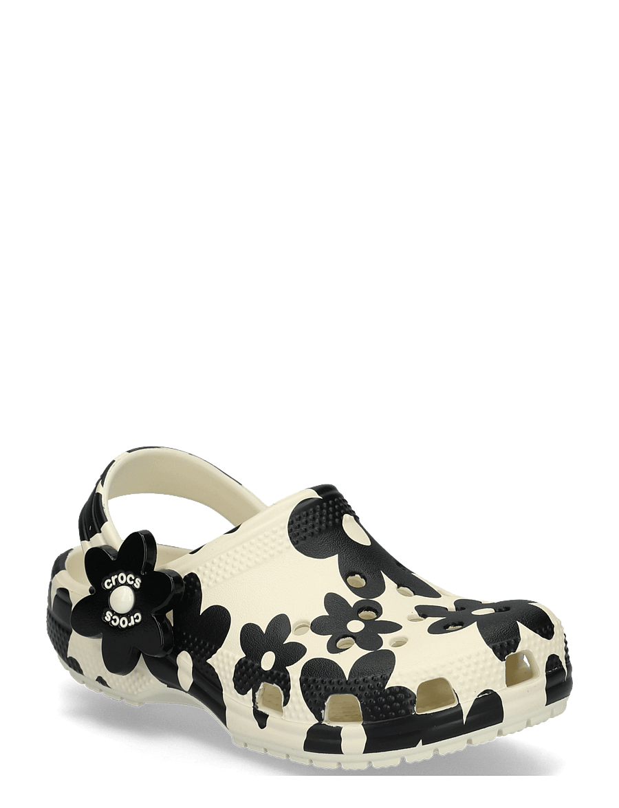 Crocs - Classic Pop Petals Clog K - clogs - summit white/black - 0