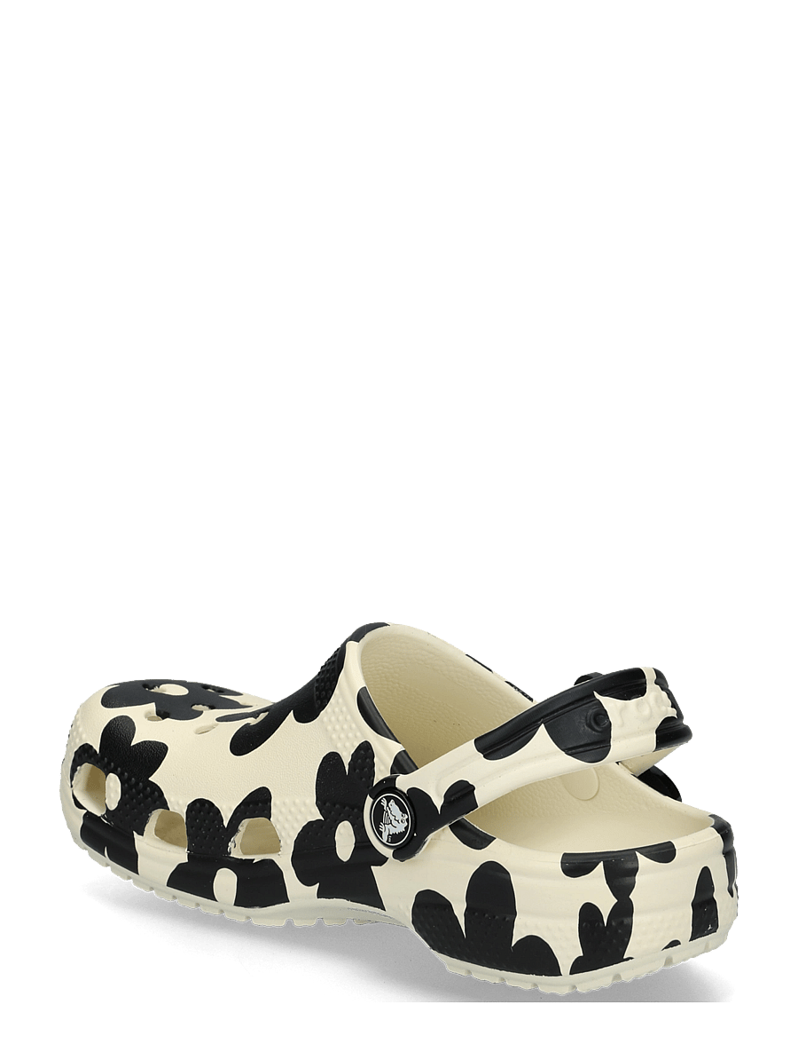 Crocs - Classic Pop Petals Clog K - clogs - summit white/black - 1