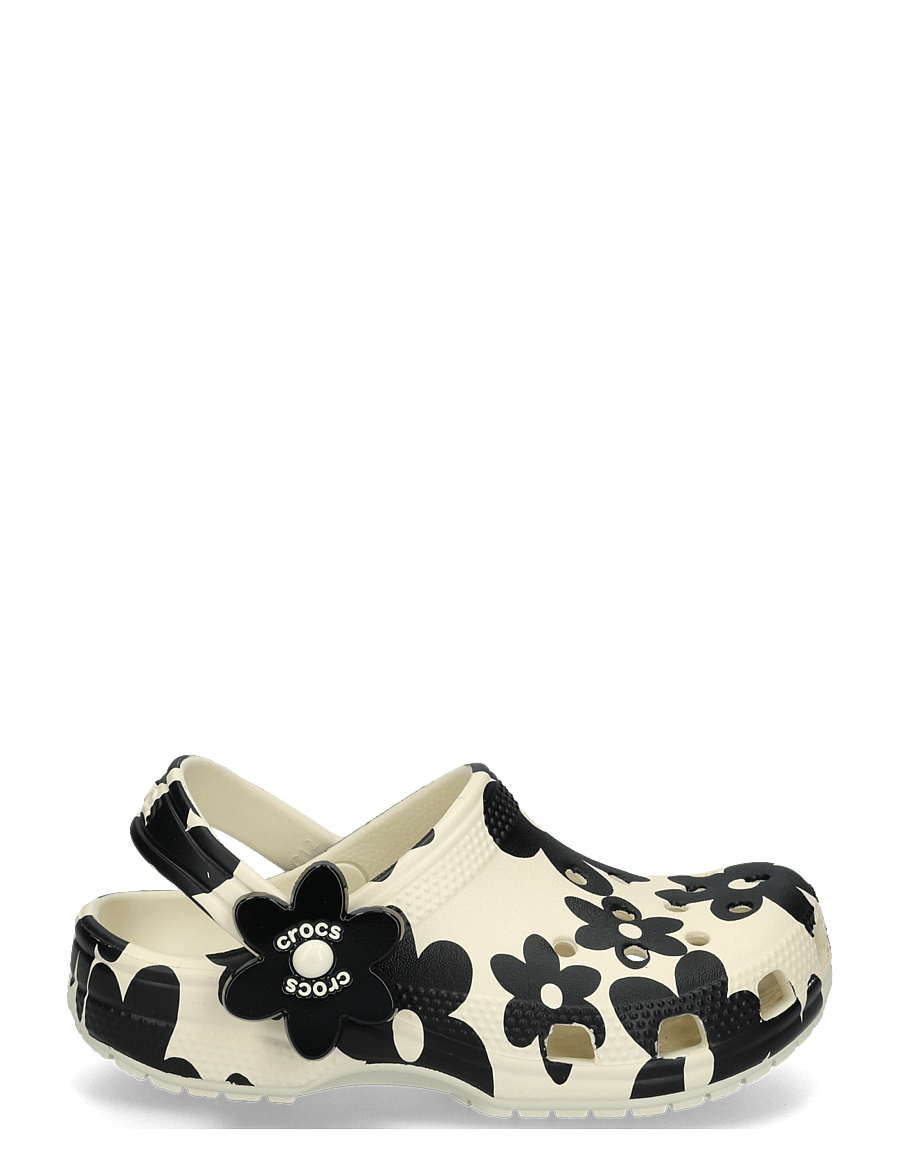 Crocs - Classic Pop Petals Clog K - clogs - summit white/black - 2