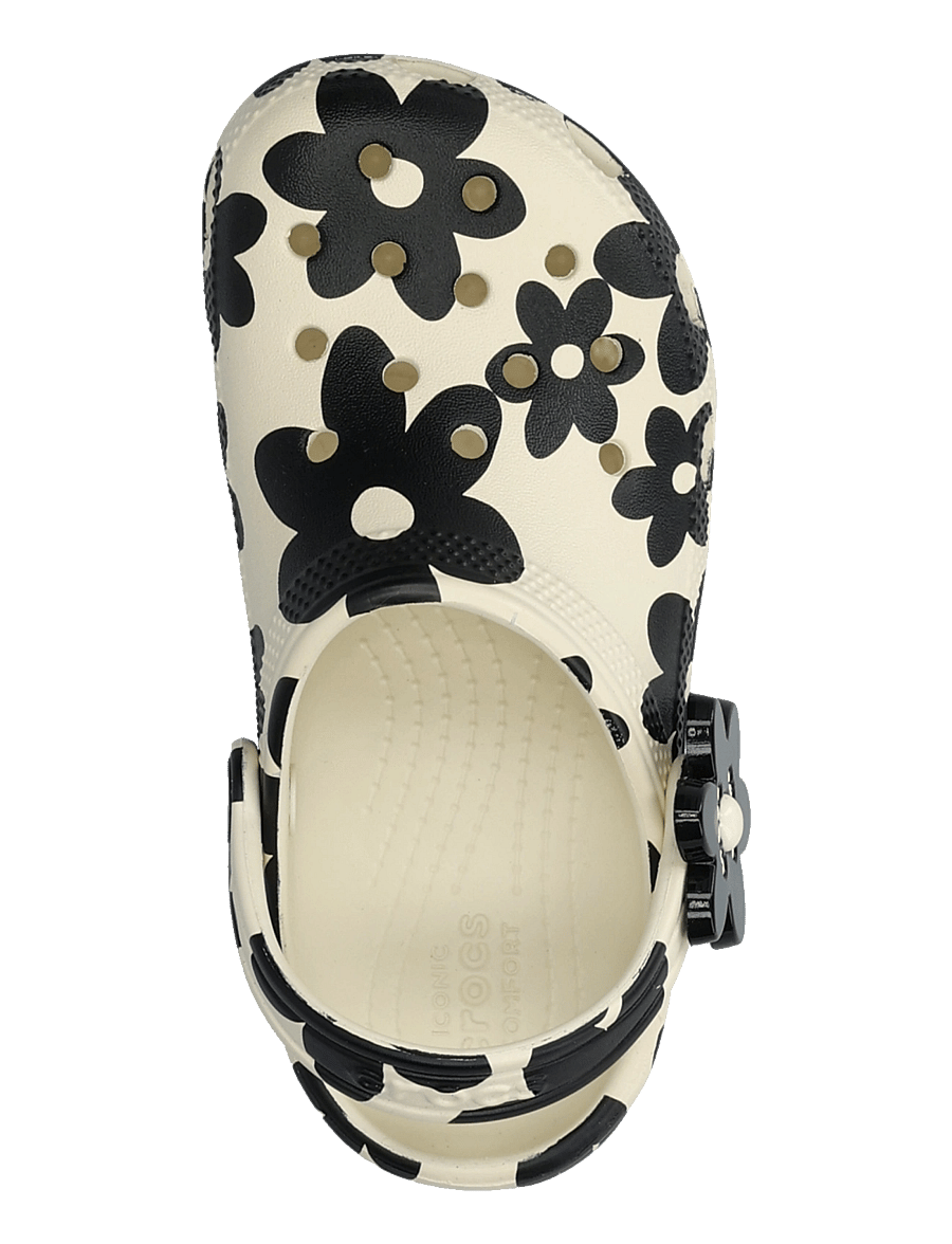 Crocs - Classic Pop Petals Clog K - clogs - summit white/black - 3