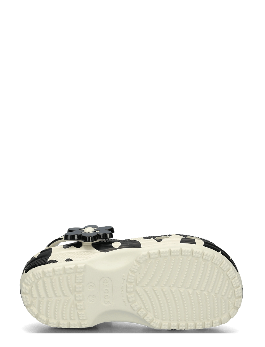 Crocs - Classic Pop Petals Clog K - clogs - summit white/black - 4