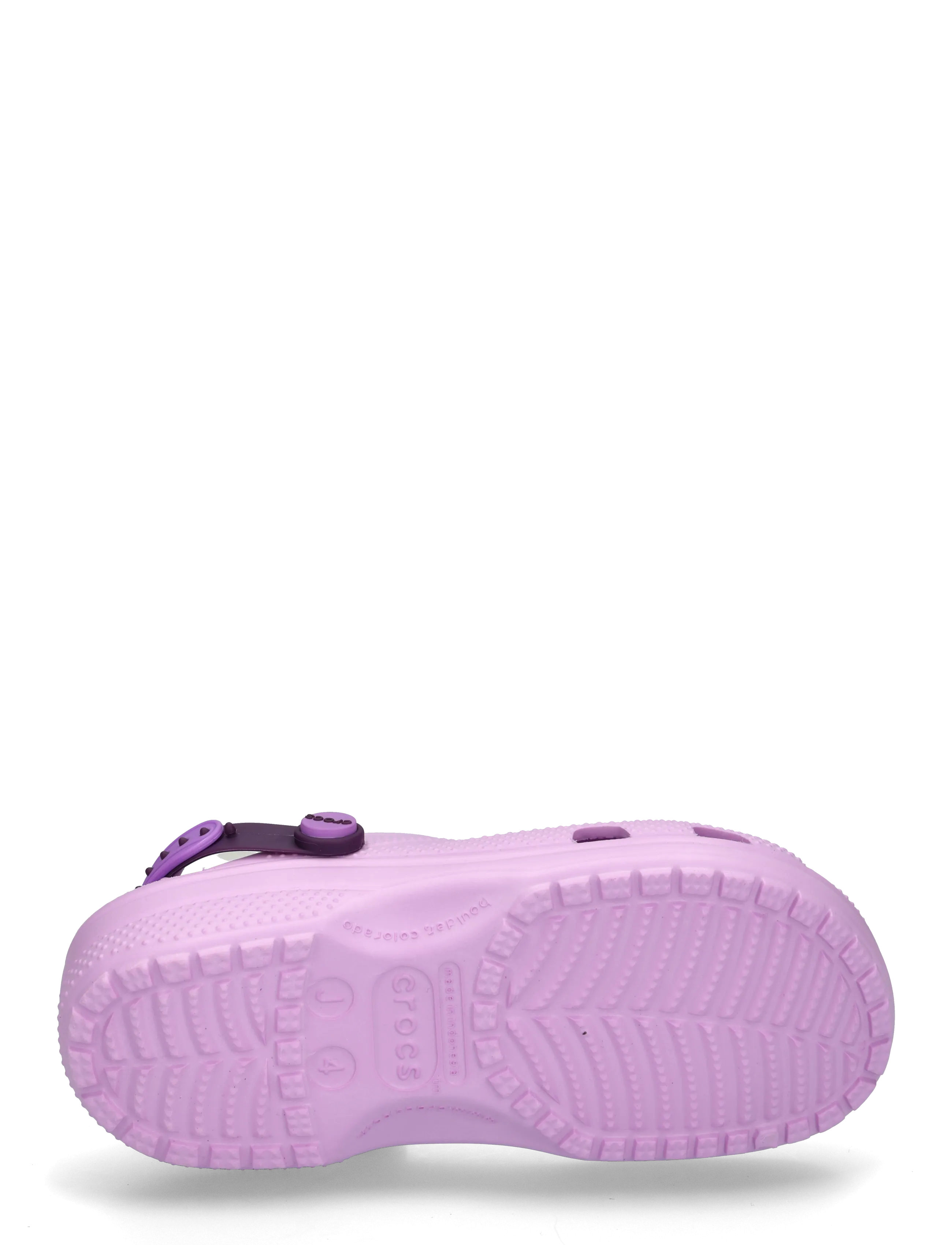 Crocs - Clsc Glow SnapBack Strap Clg K - clogs - glow-purple/multi - 4