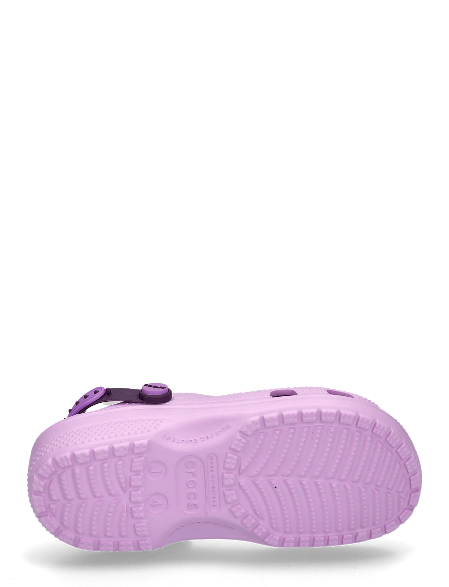 Crocs - Clsc Glow SnapBack Strap Clg K - clogs - glow-purple/multi - 4