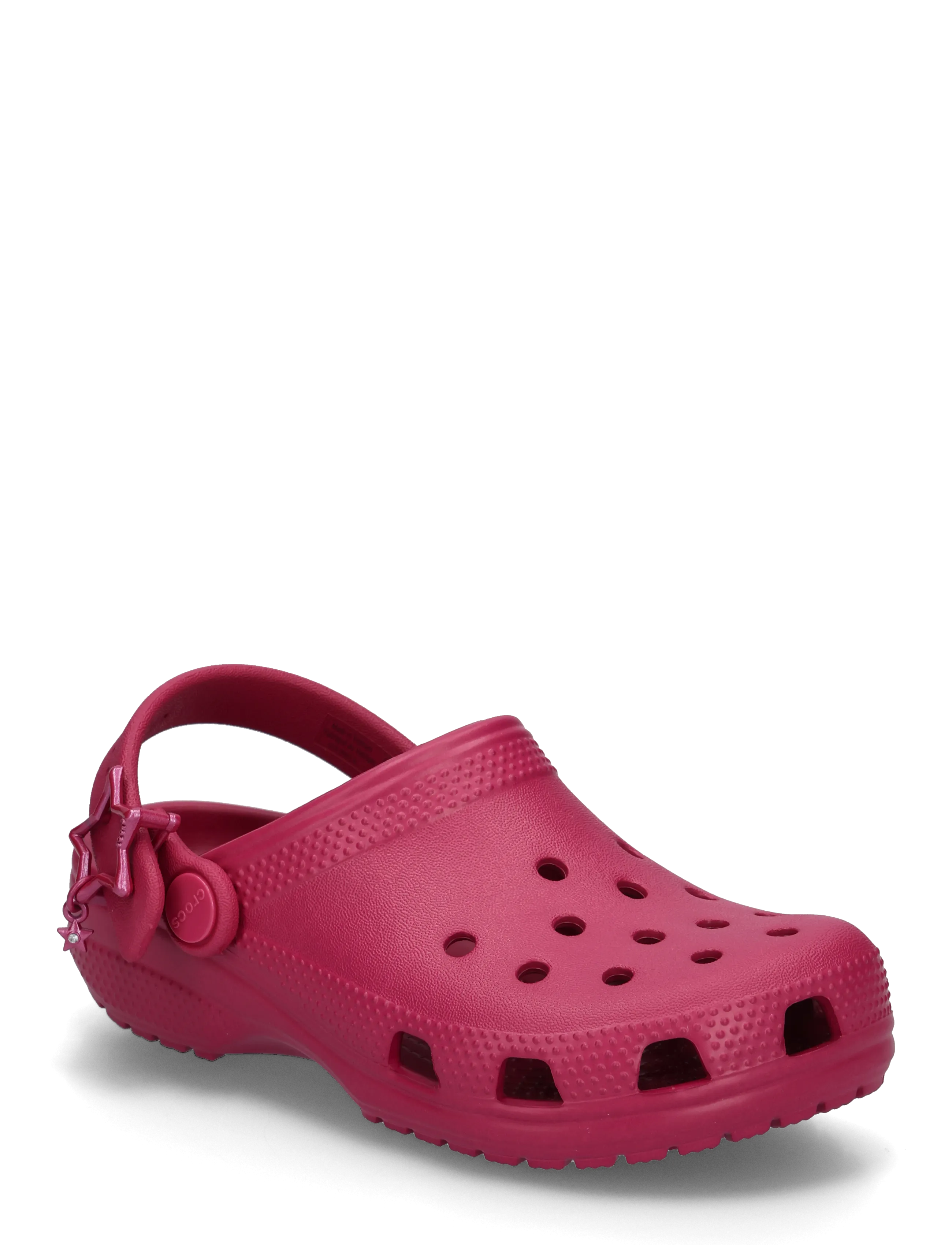 Crocs Classic Star Buckle Clog K, Kinder, Kinder Clog, Rosa, Gr.34/35