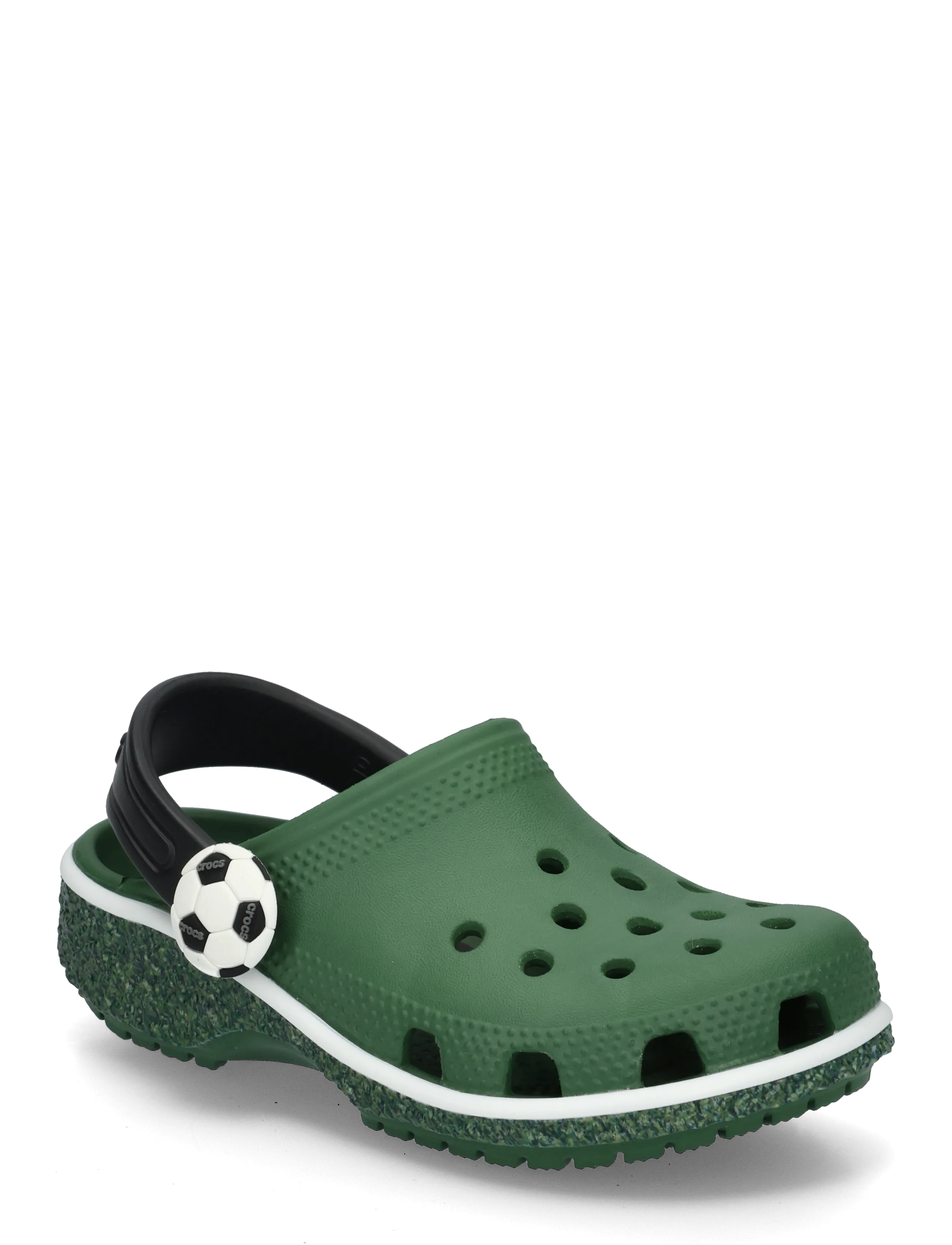 Crocs Classic Soccer Turf Clog T, Kinder, Klassischer Fußball Clog, Grün, Gr.25/26