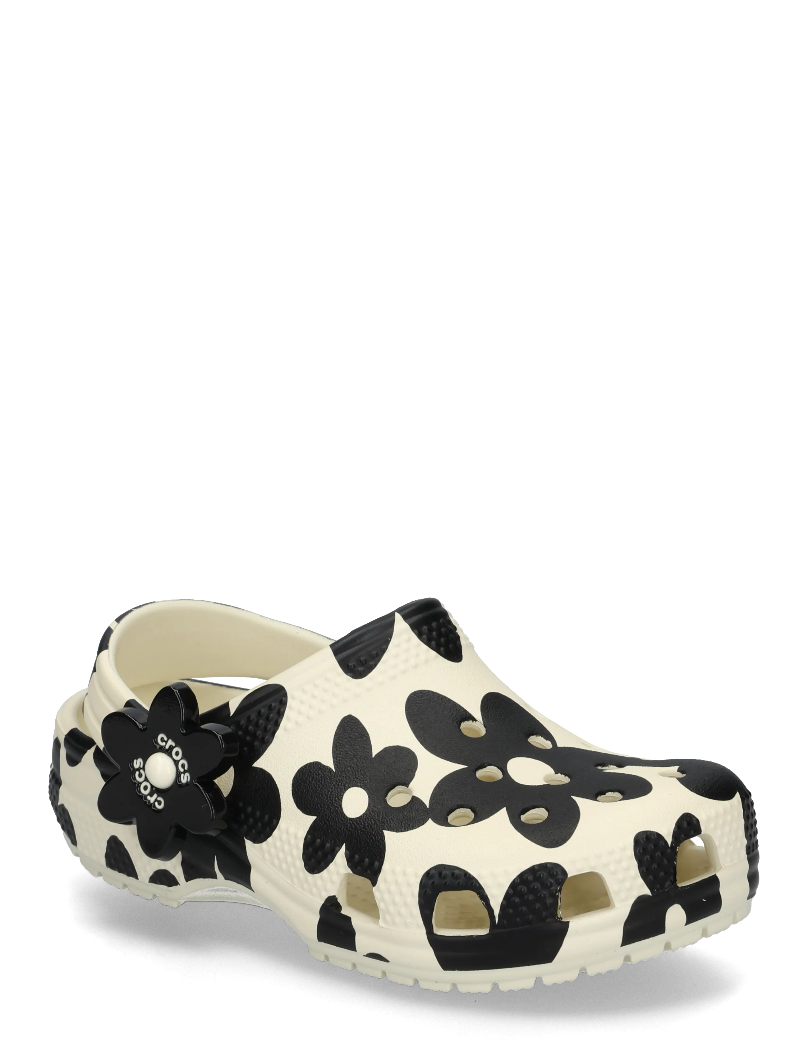 Crocs Classic Pop Petals Clog T, Børn, Blomster Clogs, Hvid, Str: 24/25