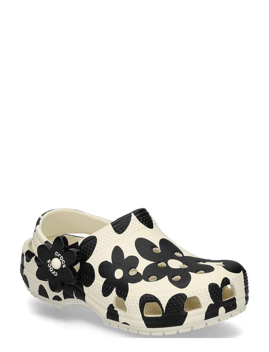 Crocs - Classic Pop Petals Clog T - clogs - summit white/black - 0