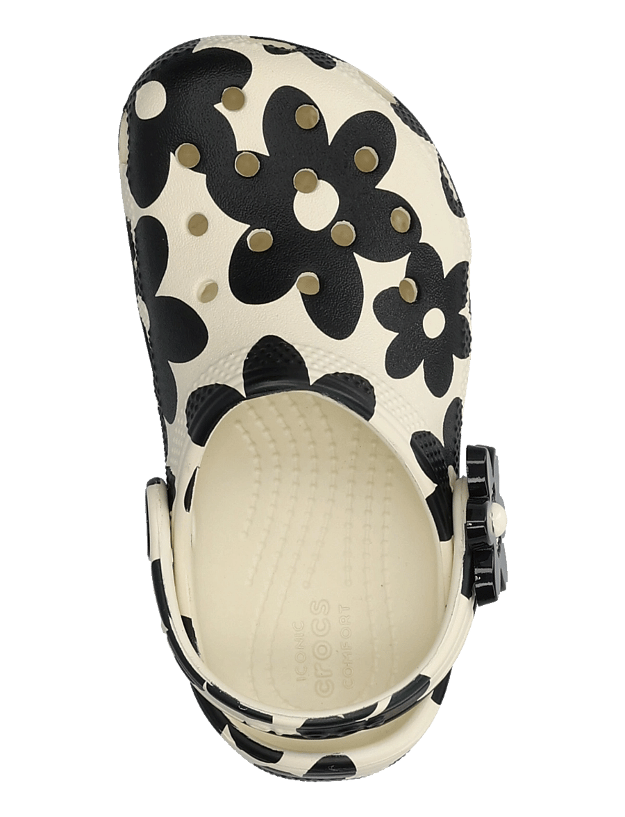 Crocs - Classic Pop Petals Clog T - clogs - summit white/black - 3