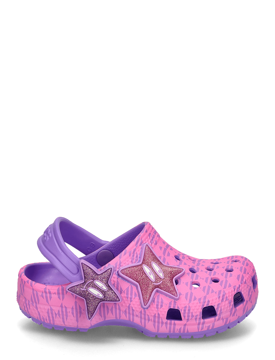 Crocs - Classic Plaid and Stars Clog T - clogs - purple bolt/pink punch - 2