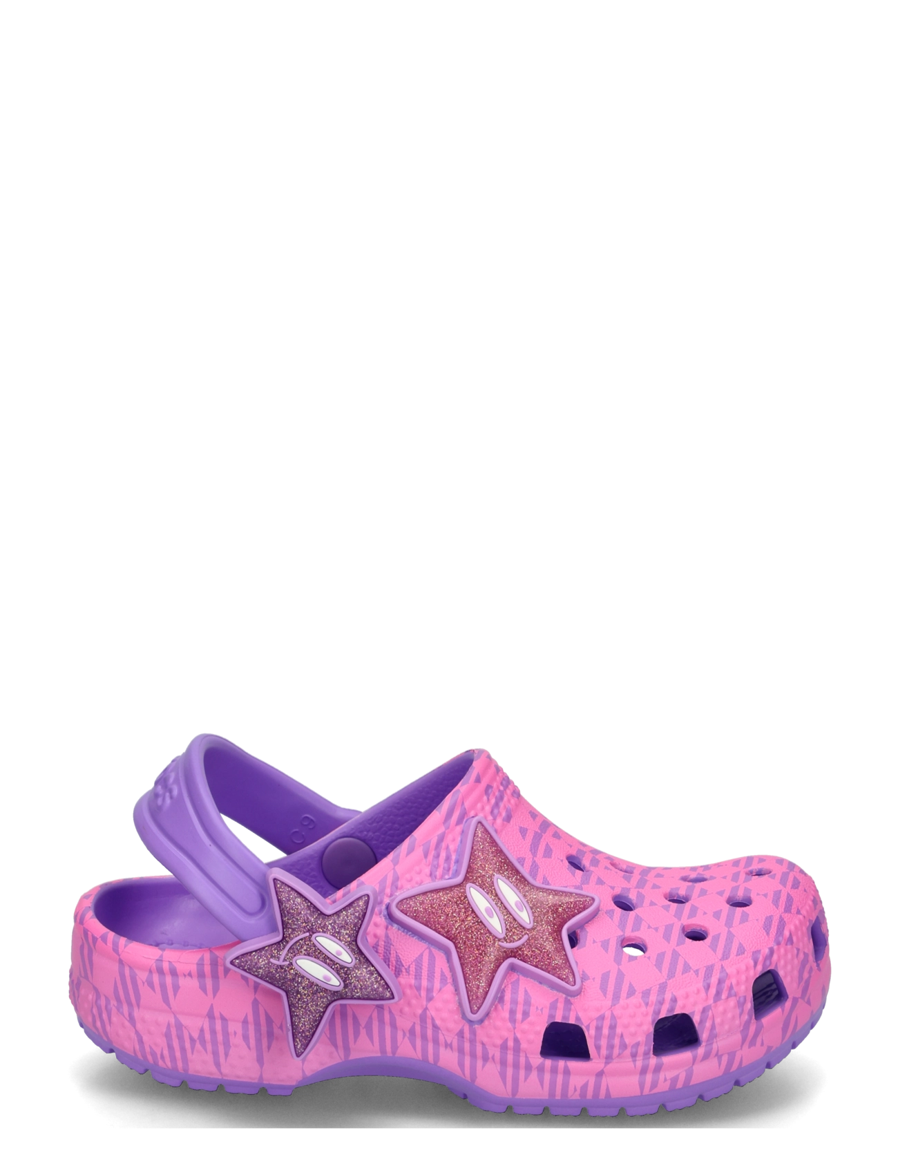 Crocs - Classic Plaid and Stars Clog T - clogs - purple bolt/pink punch - 2