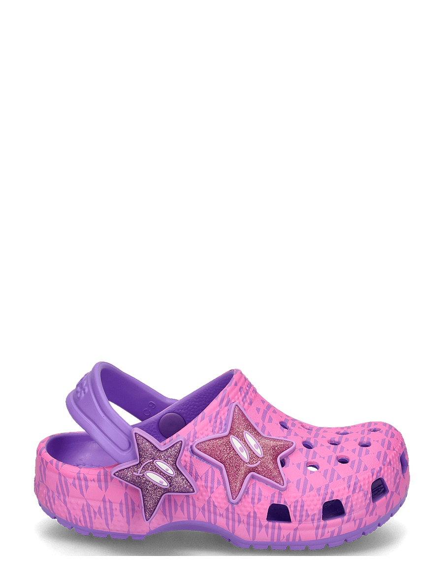Crocs - Classic Plaid and Stars Clog T - clogs - purple bolt/pink punch - 2