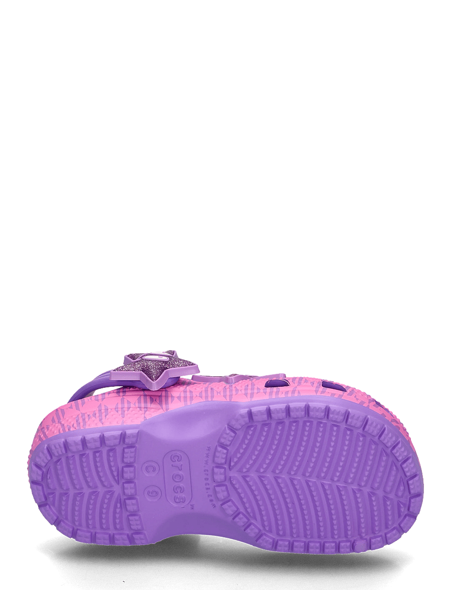 Crocs - Classic Plaid and Stars Clog T - clogs - purple bolt/pink punch - 4