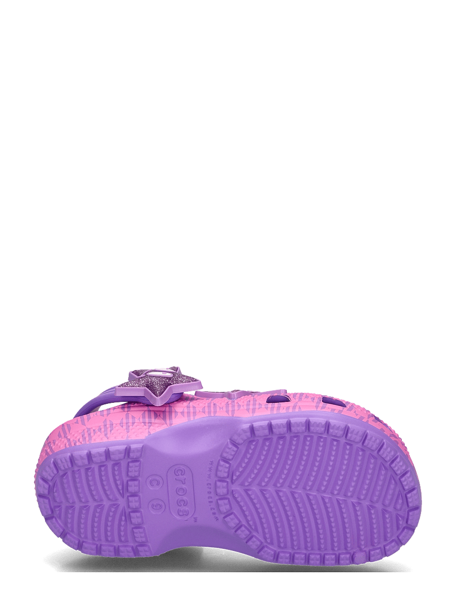 Crocs - Classic Plaid and Stars Clog T - clogs - purple bolt/pink punch - 4