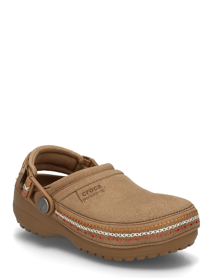 Crocs - Crafted VeganSuedeStitch Clg K - clogs - sepia - 0