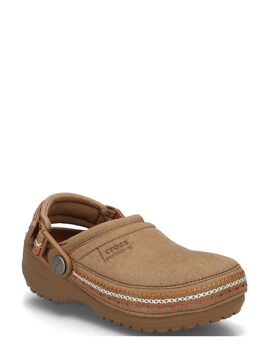 Crocs - Crafted VeganSuedeStitch Clg K - clogs - sepia - 0
