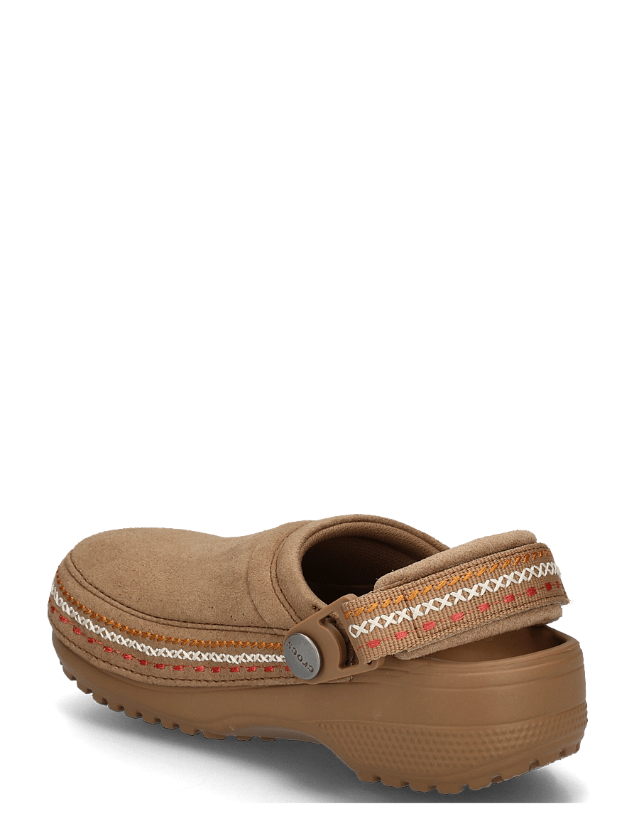 Crocs - Crafted VeganSuedeStitch Clg K - clogs - sepia - 1