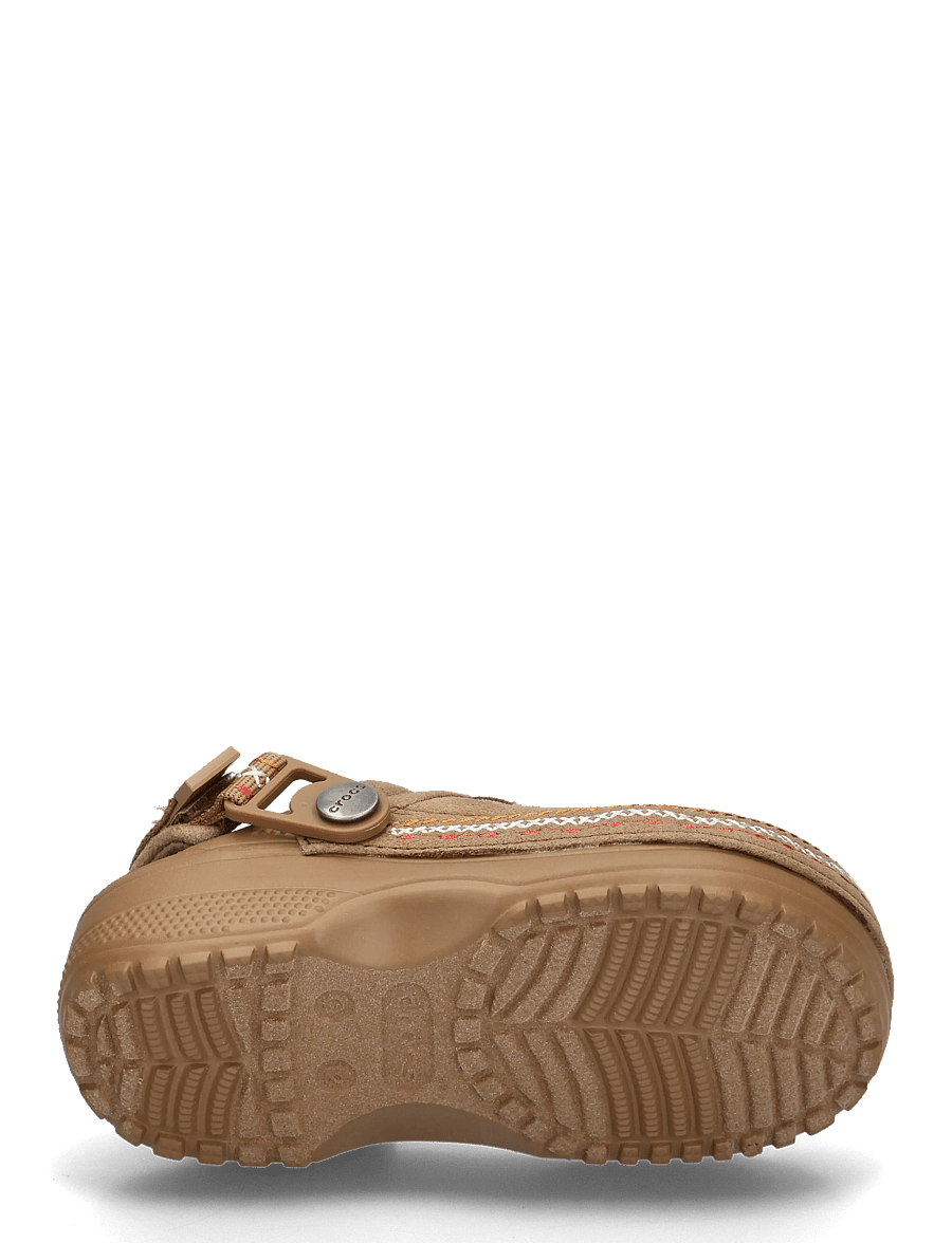 Crocs - Crafted VeganSuedeStitch Clg K - clogs - sepia - 4