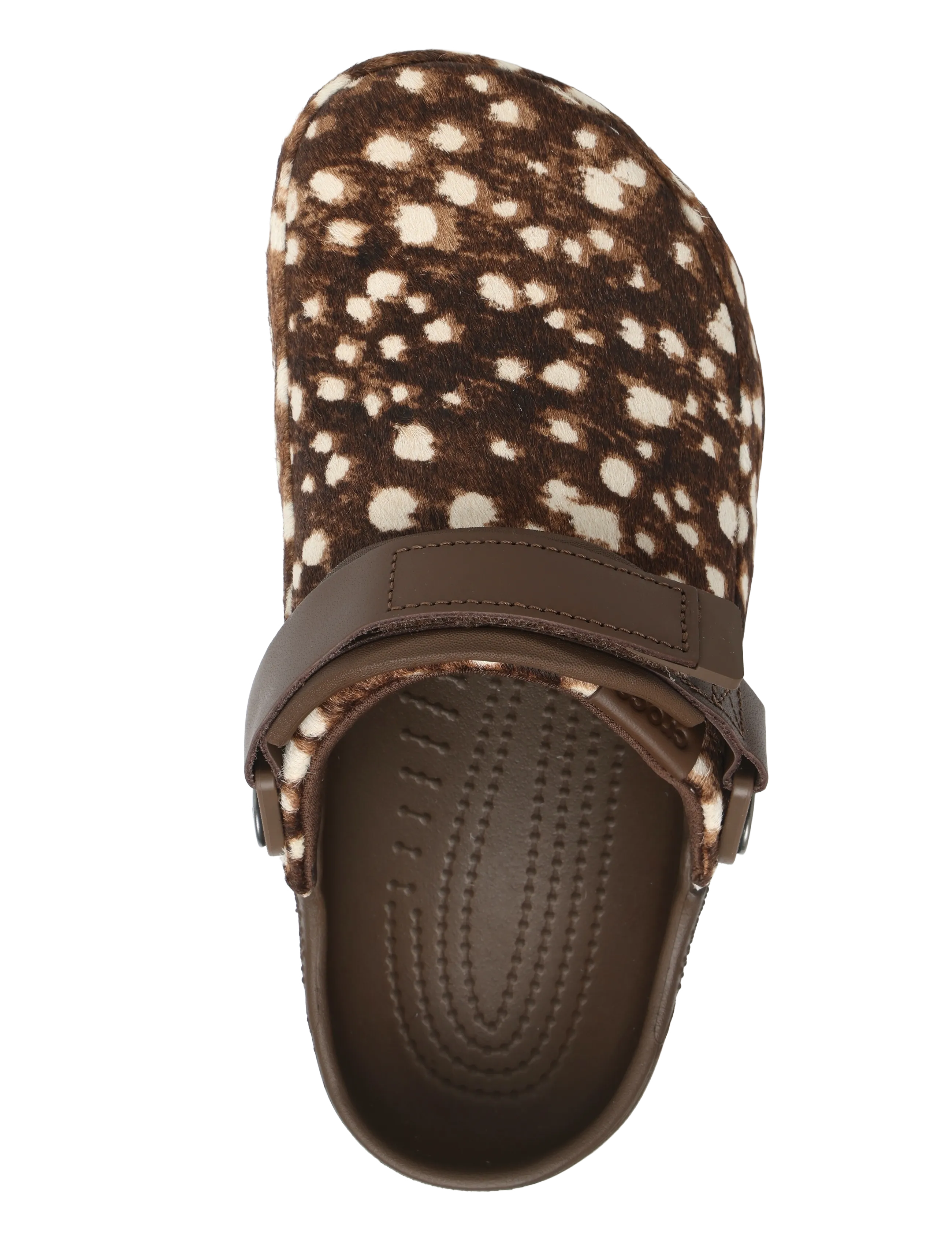 Crocs - Crafted Pony Hair Clog - clogs - carob - 3