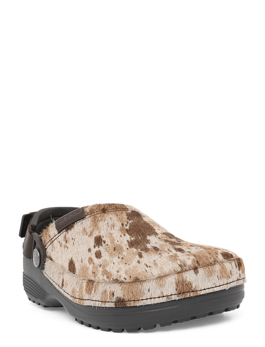 Crocs - Crafted Pony Hair Clog - clogs - espresso - 0