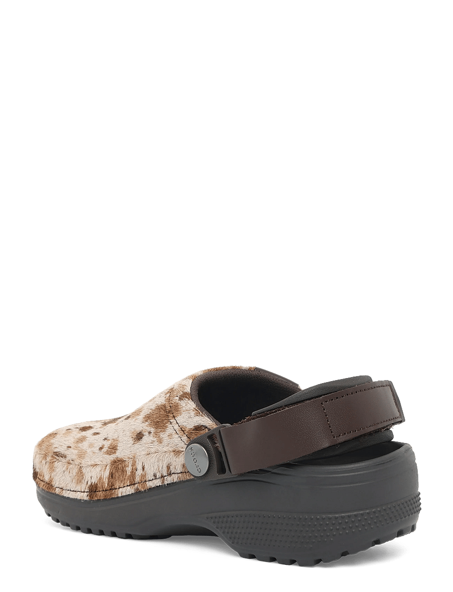 Crocs - Crafted Pony Hair Clog - clogs - espresso - 1