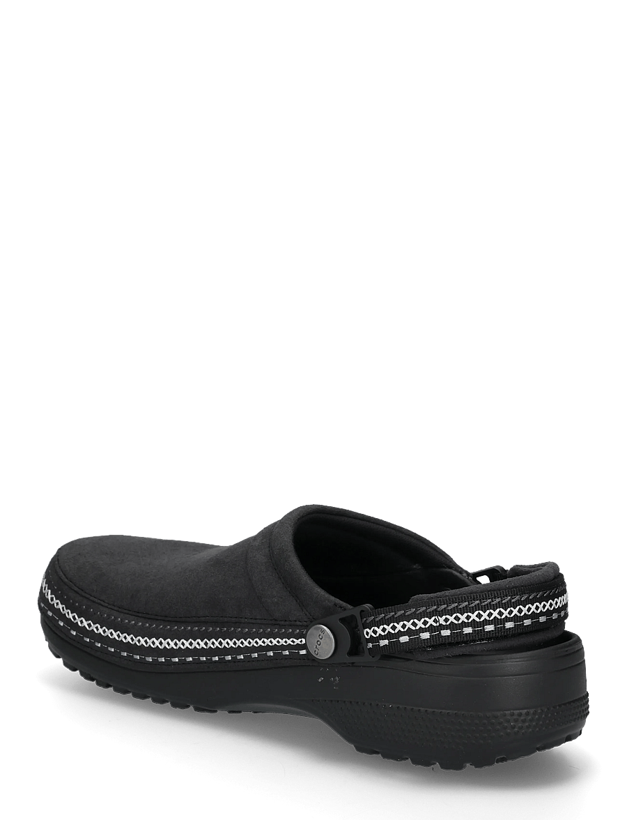 Crocs - Crafted Vegan Suede Stitch - pantoletten & clogs - black - 1