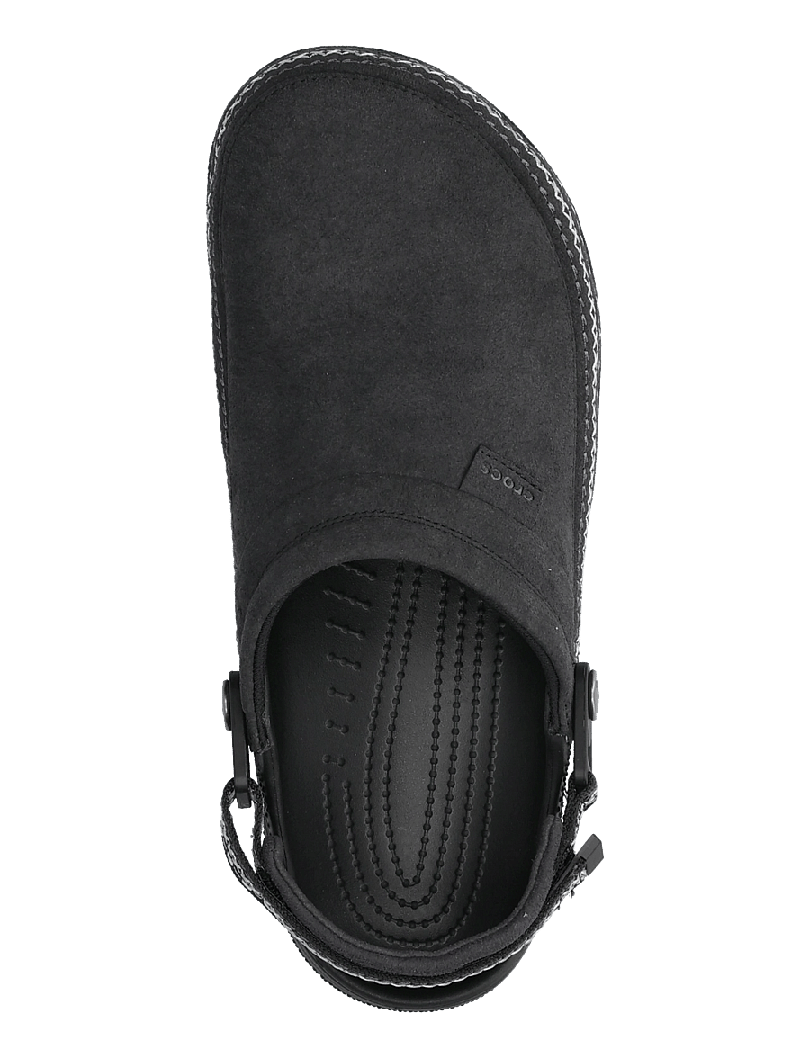 Crocs - Crafted Vegan Suede Stitch - pantoletten & clogs - black - 3