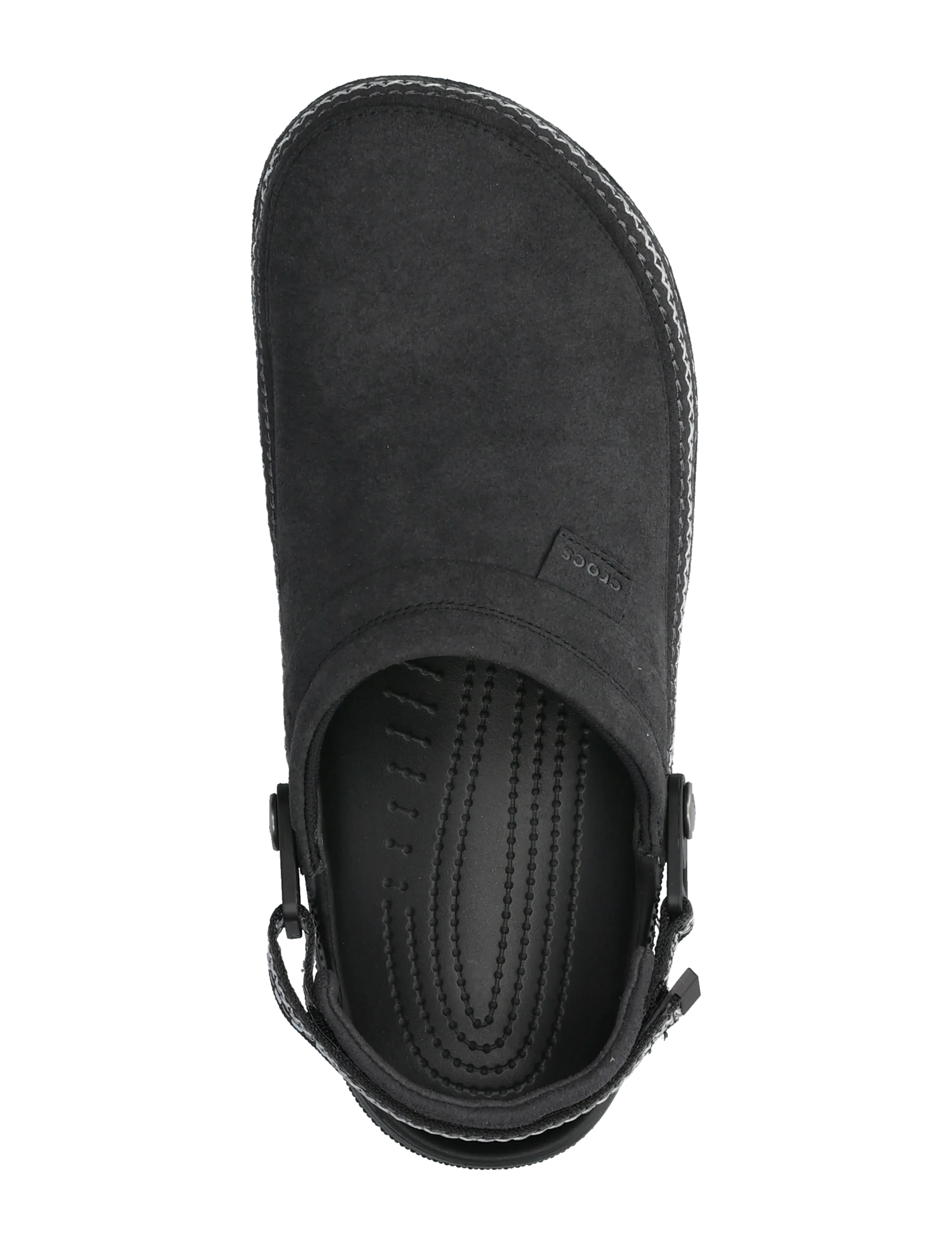 Crocs - Crafted Vegan Suede Stitch - pantoletten & clogs - black - 3