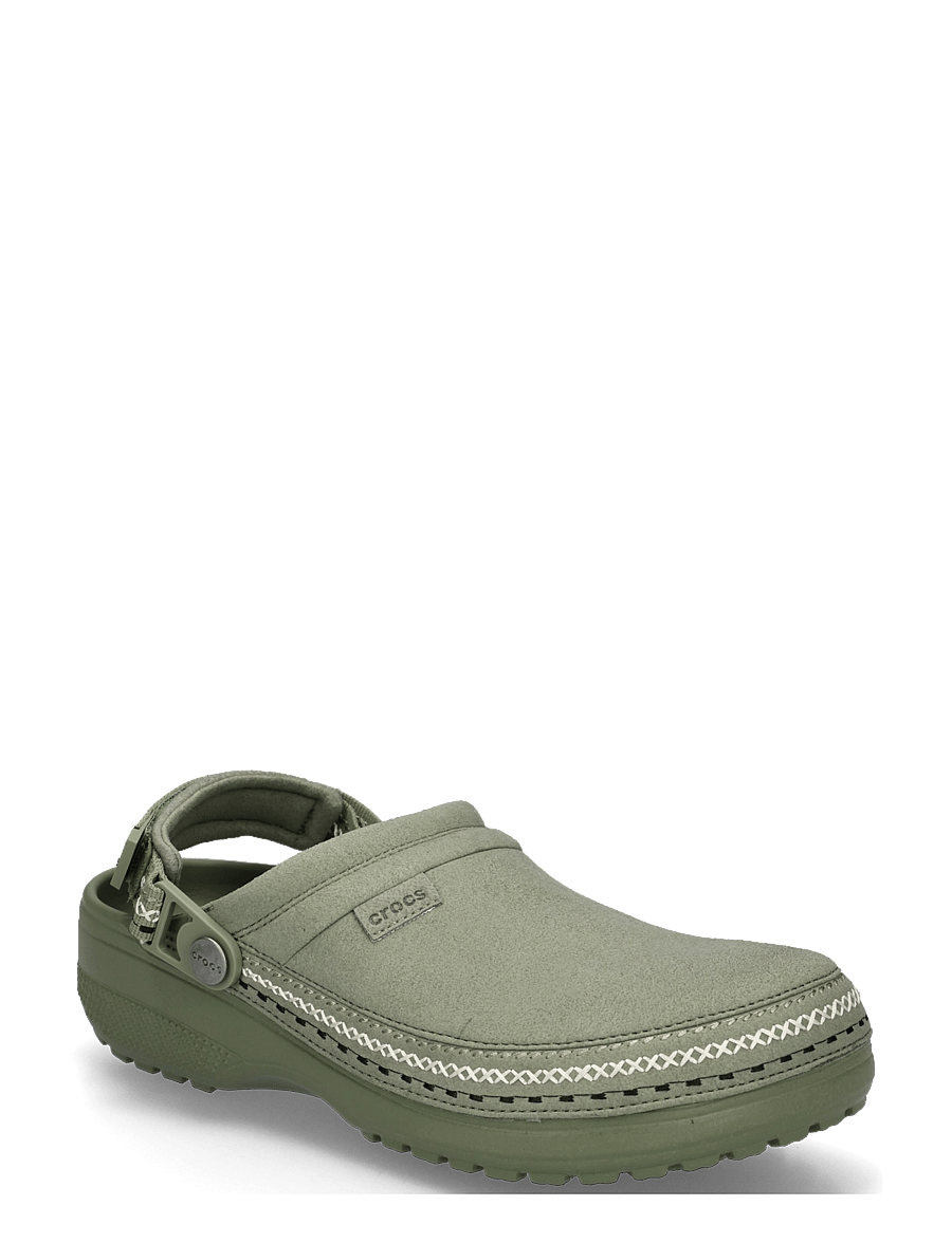 Crocs - Crafted Vegan Suede Stitch - mulor & clogs - cargo - 0