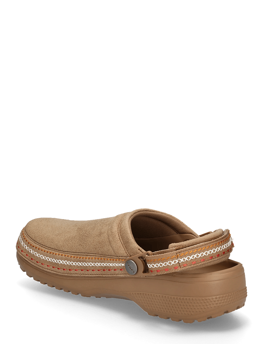 Crocs - Crafted Vegan Suede Stitch - mulor & clogs - sepia - 1