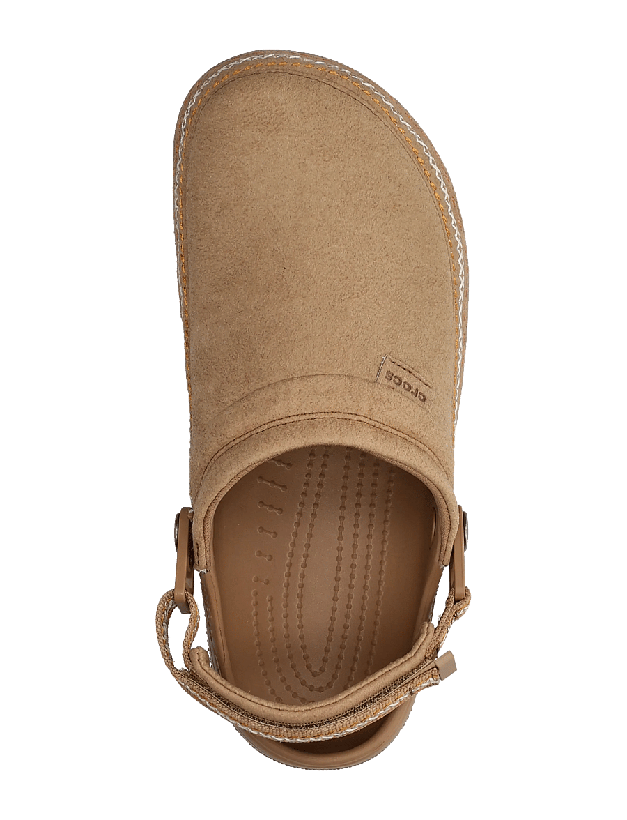 Crocs - Crafted Vegan Suede Stitch - mulor & clogs - sepia - 3