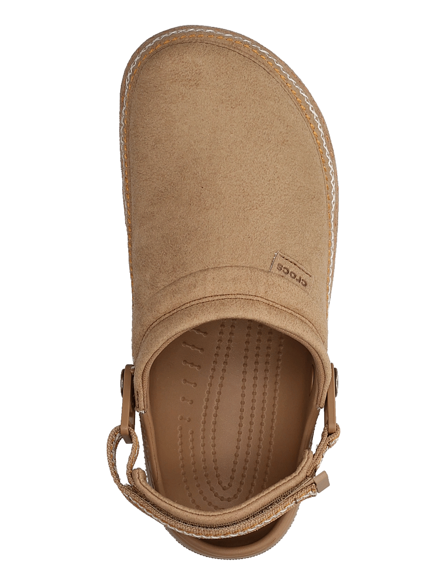 Crocs - Crafted Vegan Suede Stitch - pantoletten & clogs - sepia - 3