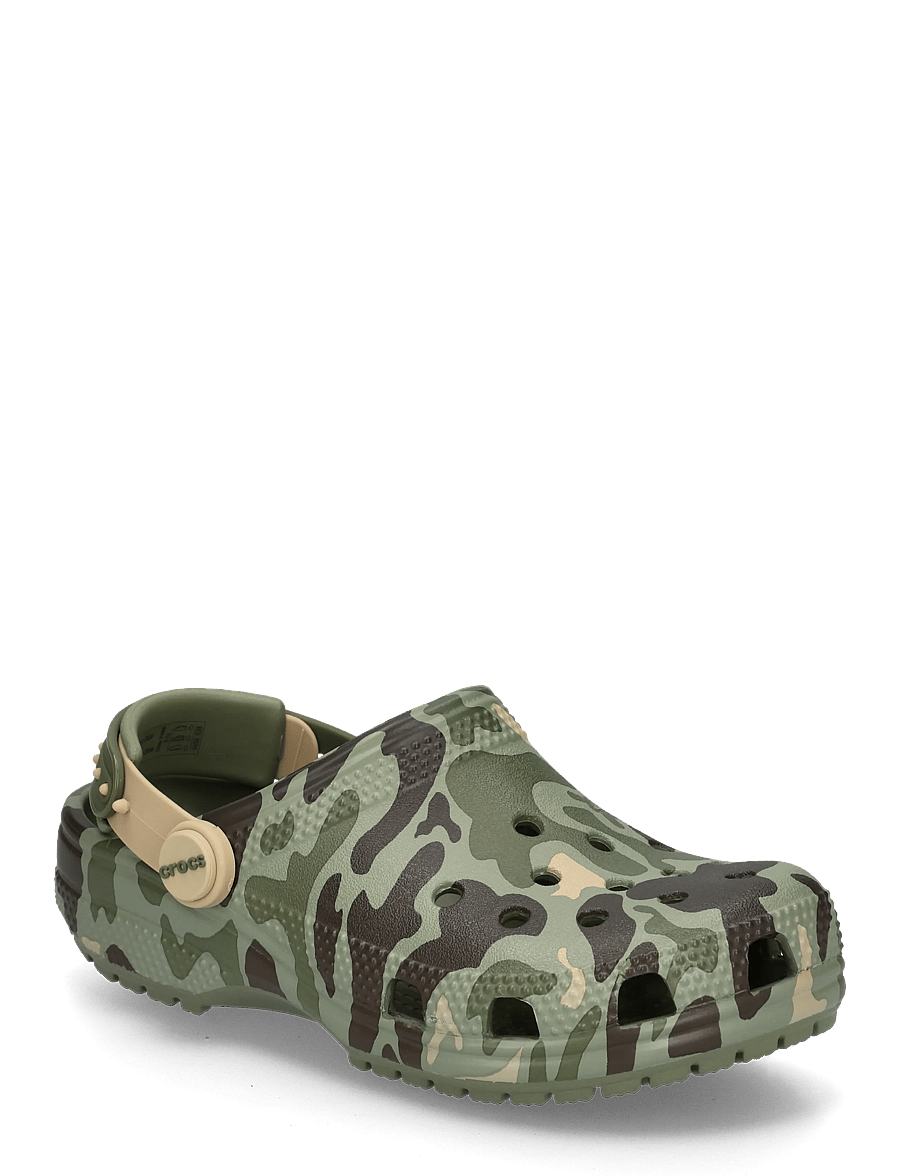 Crocs - Clsc Snap BackStrap Camo Clg K - clogs - cargo/multi - 0