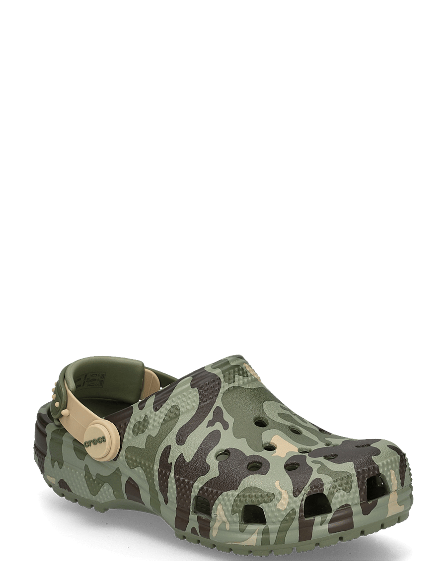 Crocs - Clsc Snap BackStrap Camo Clg K - clogs - cargo/multi - 0