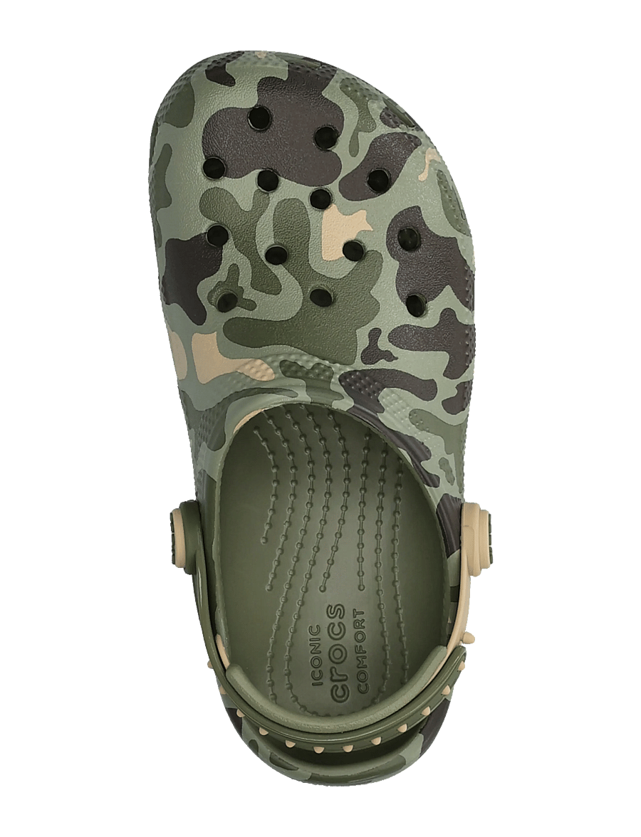 Crocs - Clsc Snap BackStrap Camo Clg K - clogs - cargo/multi - 3