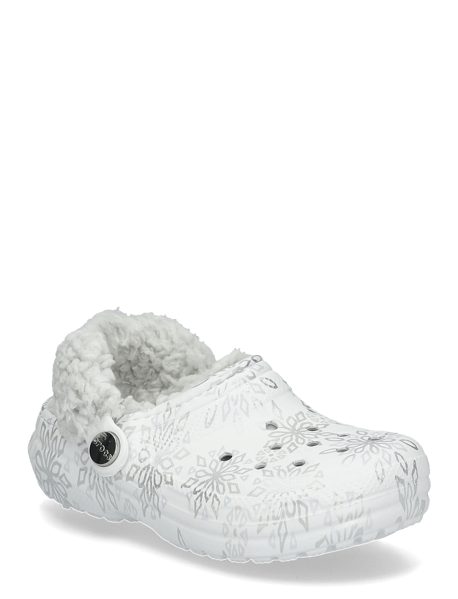 Crocs - ClMetallicSnowflakesFlceLndCgK - clogs - snow white - 0