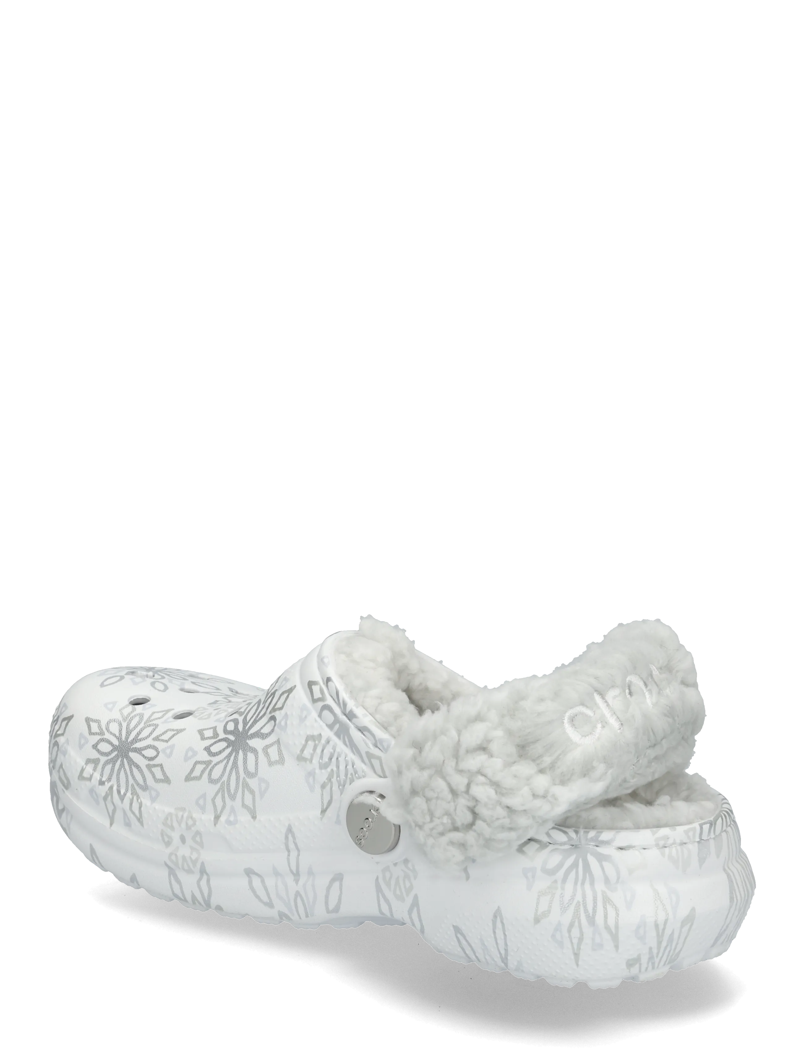 Crocs - ClMetallicSnowflakesFlceLndCgK - clogs - snow white - 1