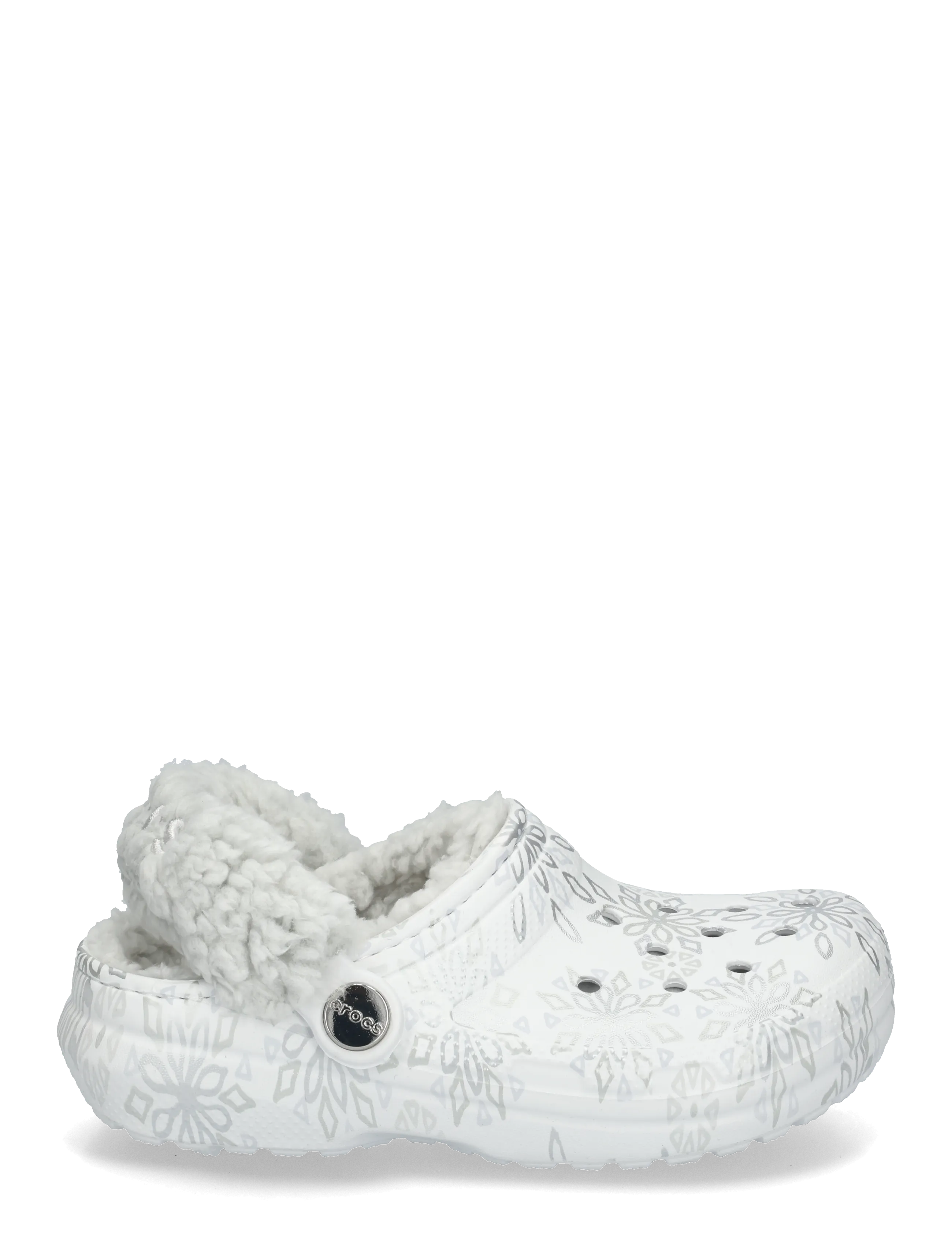 Crocs - ClMetallicSnowflakesFlceLndCgK - clogs - snow white - 2